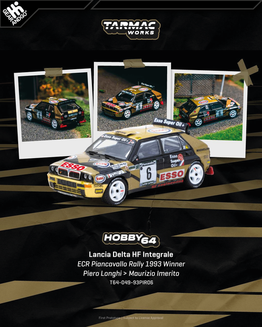 TARMAC - LANCIA DELTA HF INTEGRALE - ECR PIANCAVALLO RALLY 1993 WINNER PIERO LONGHI > MAURIZIO IMERITO