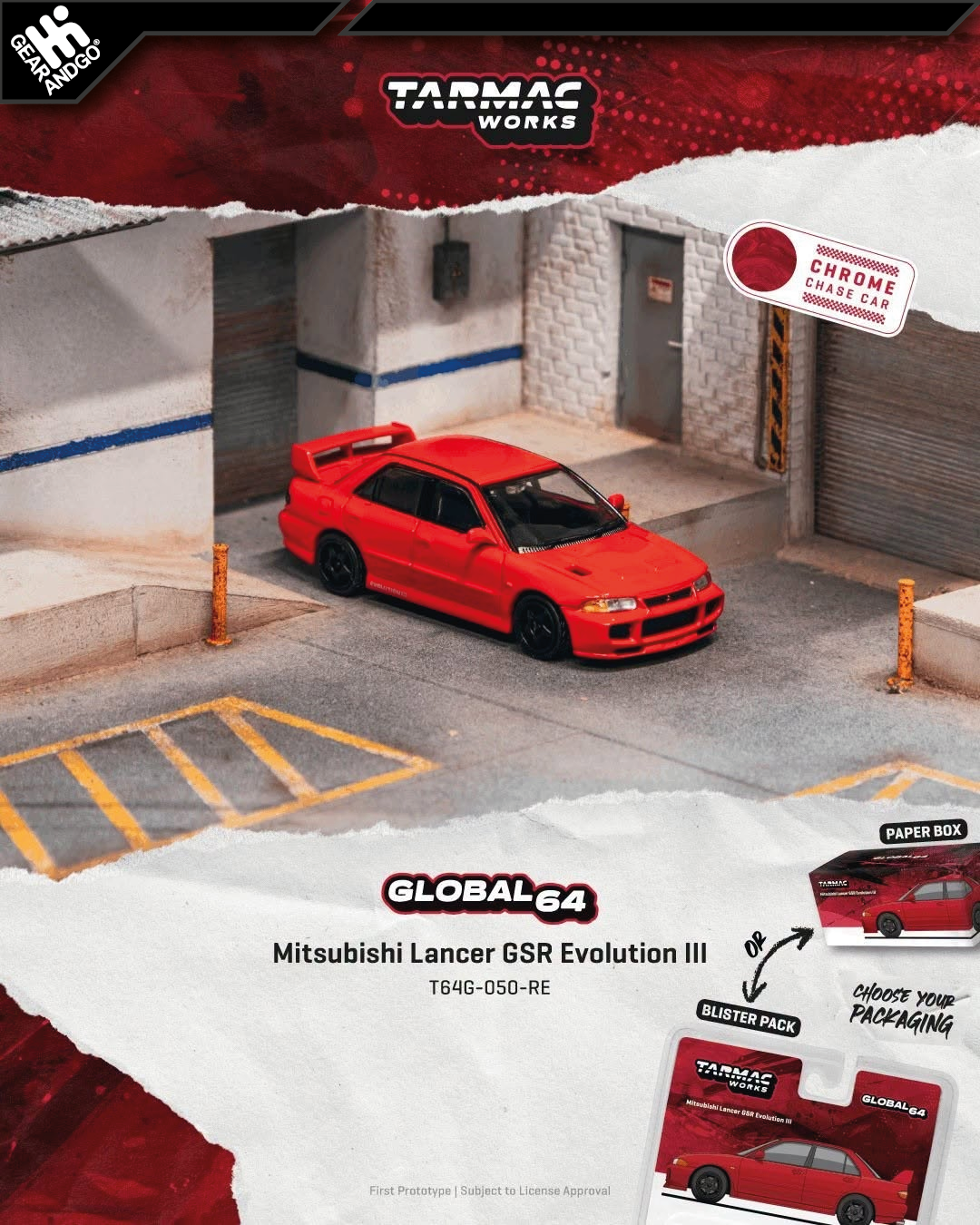TARMAC - 1995 MITSUBISHI LANCER GSR EVO III