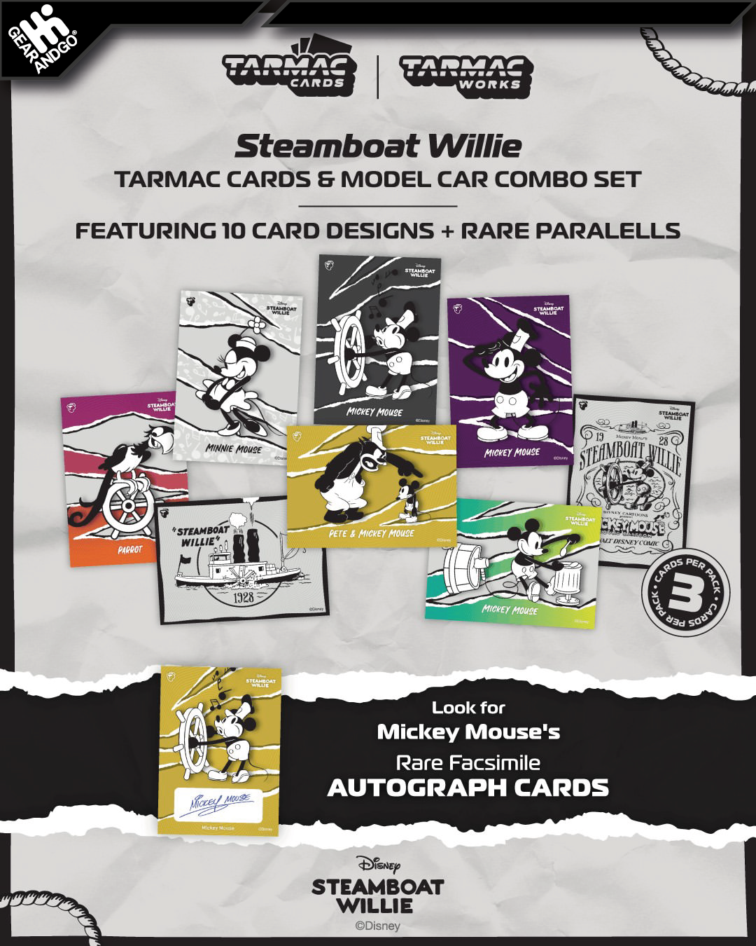 TARMAC - TOYOTA SPRINTER TRUENO AE86 WIDEBODY BY JON SIBAL *MICKEY & FRIENDS STEAMBOAT WILLIE*