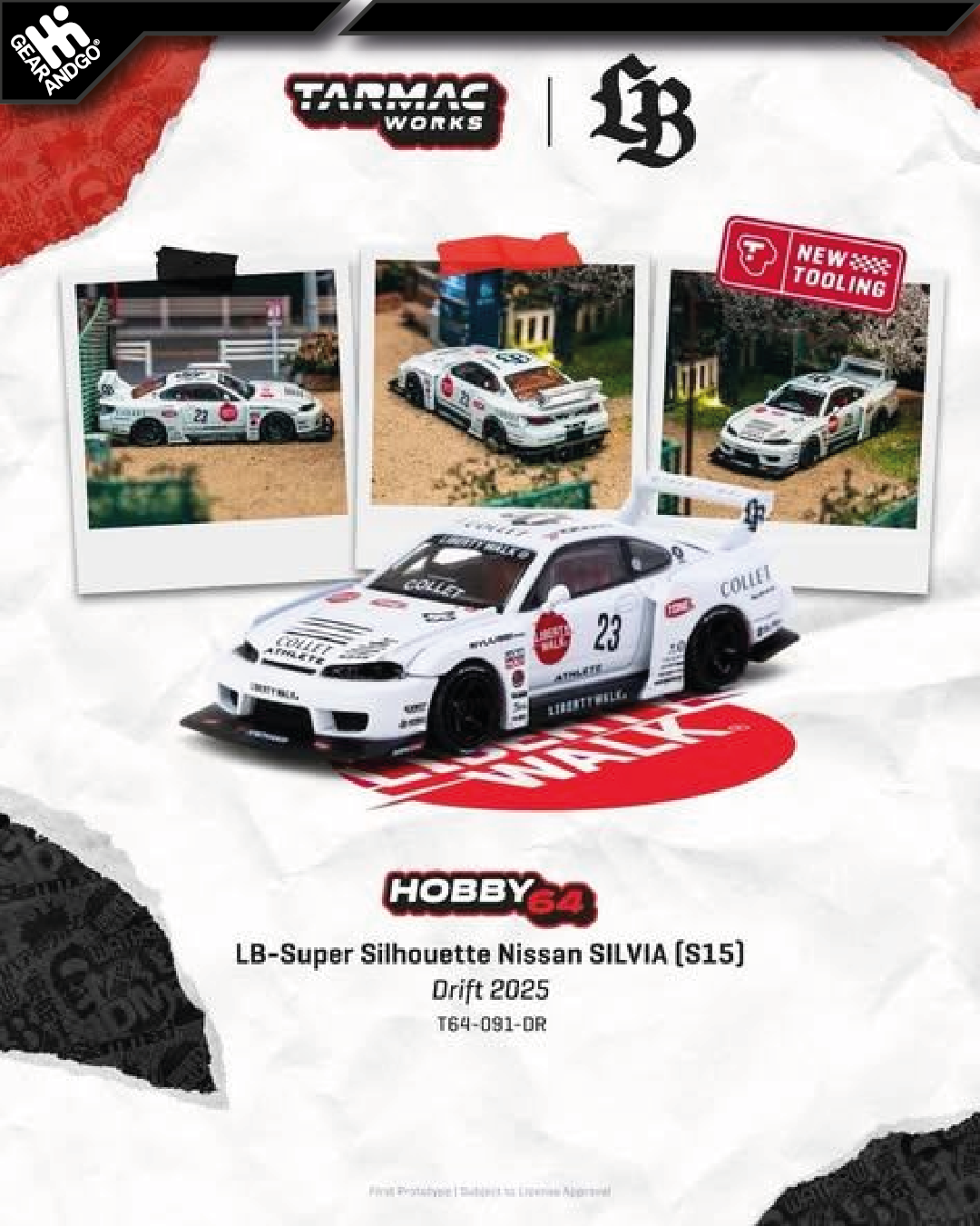 TARMAC - 2025 NISSAN SILVIA (S15) LB-SUPER SILHOUETTE