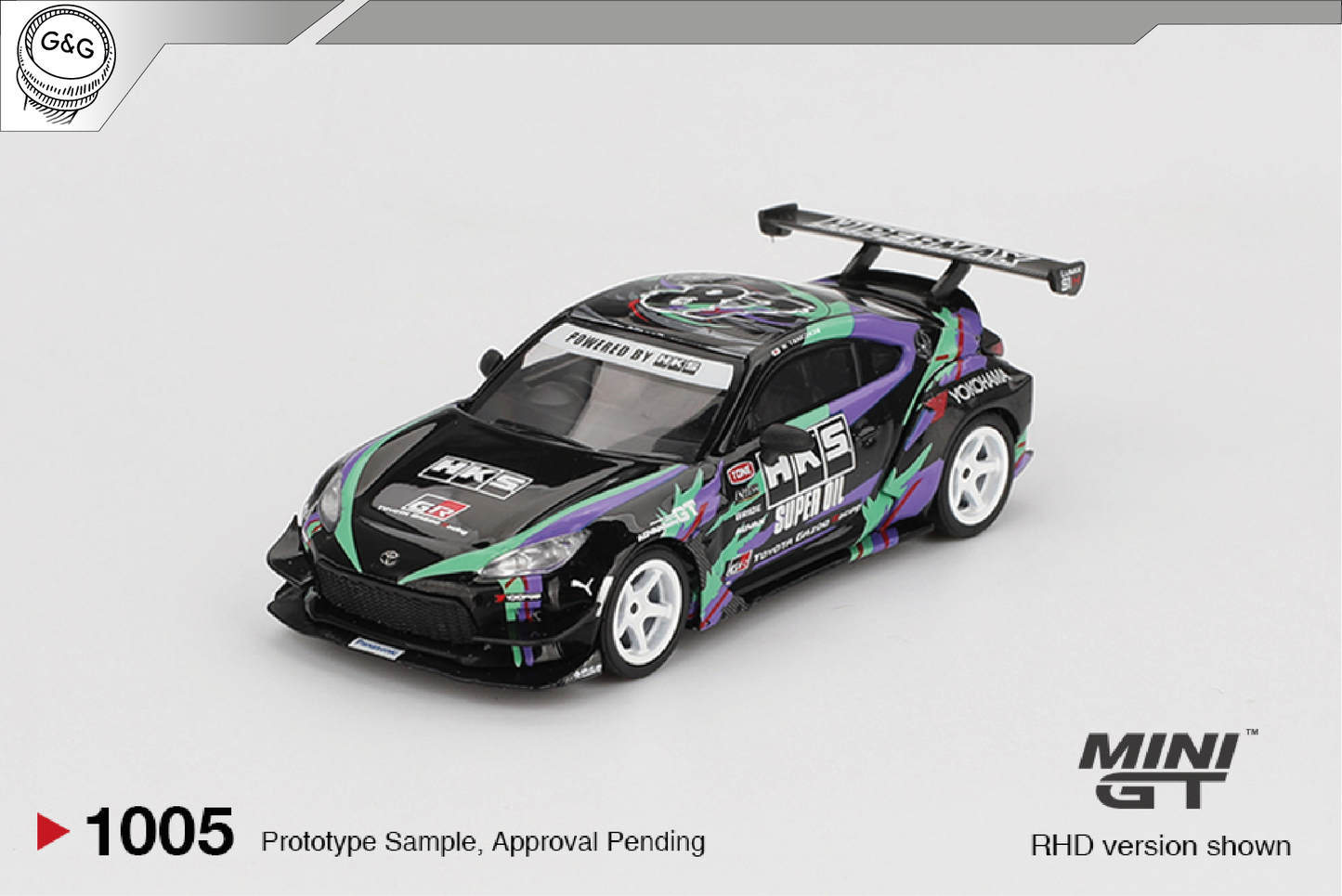 MINI GT 1005 - 2022 TOYOTA GR86 HKS TYPE R TOKYO AUTO SALON