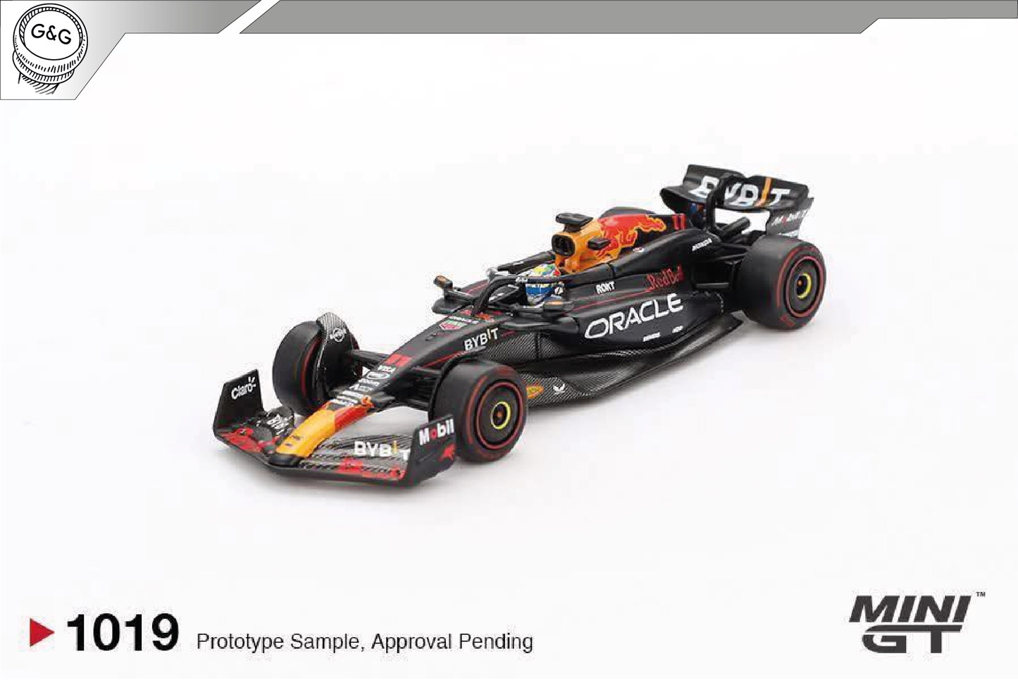MINI GT 1019 - 2024 RED BULL RACING RB20 #11 SERGIO PEREZ 2ND BAHRAIN GP