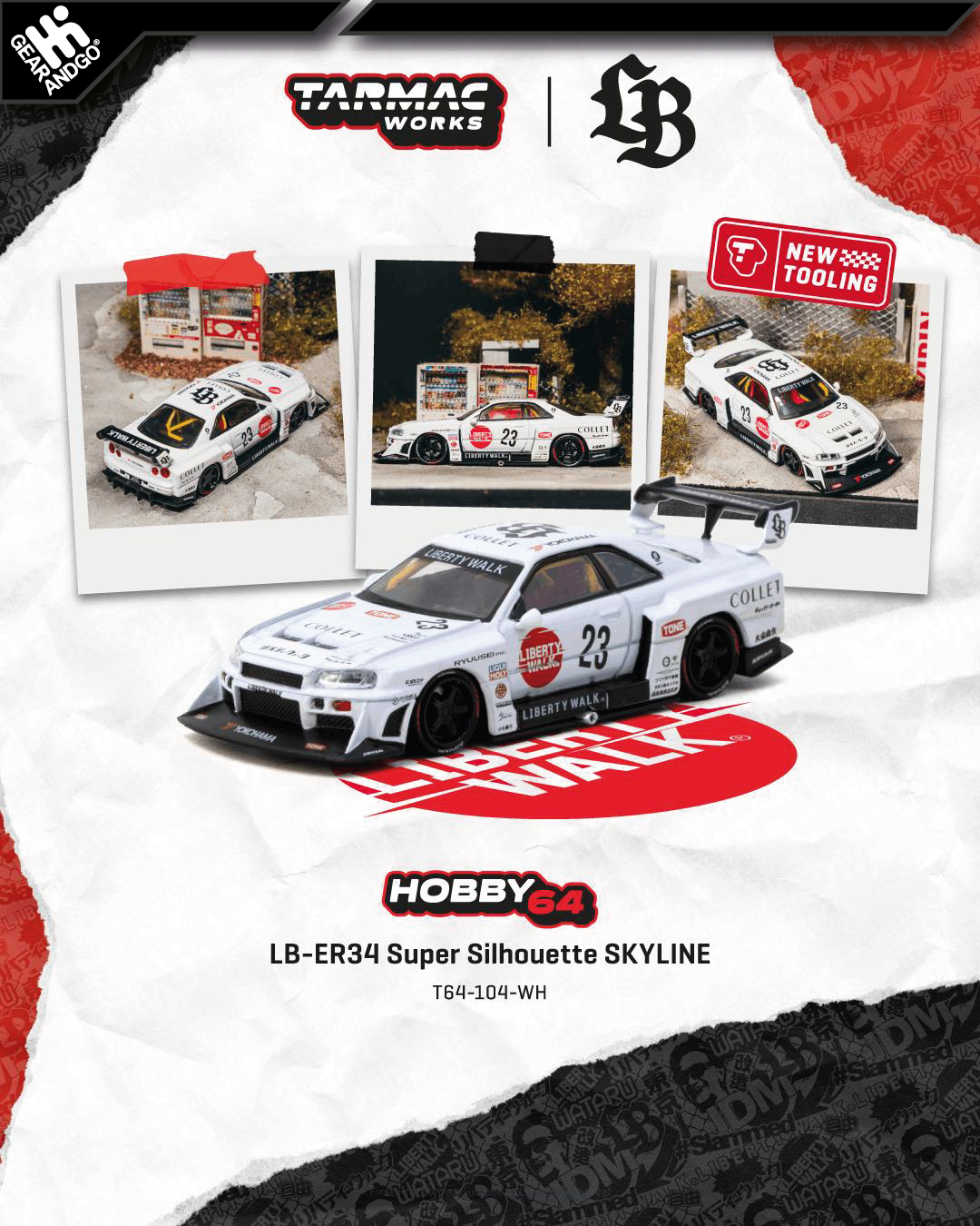 TARMAC - LB-ER34 SUPER SILHOUTTE SKYLINE