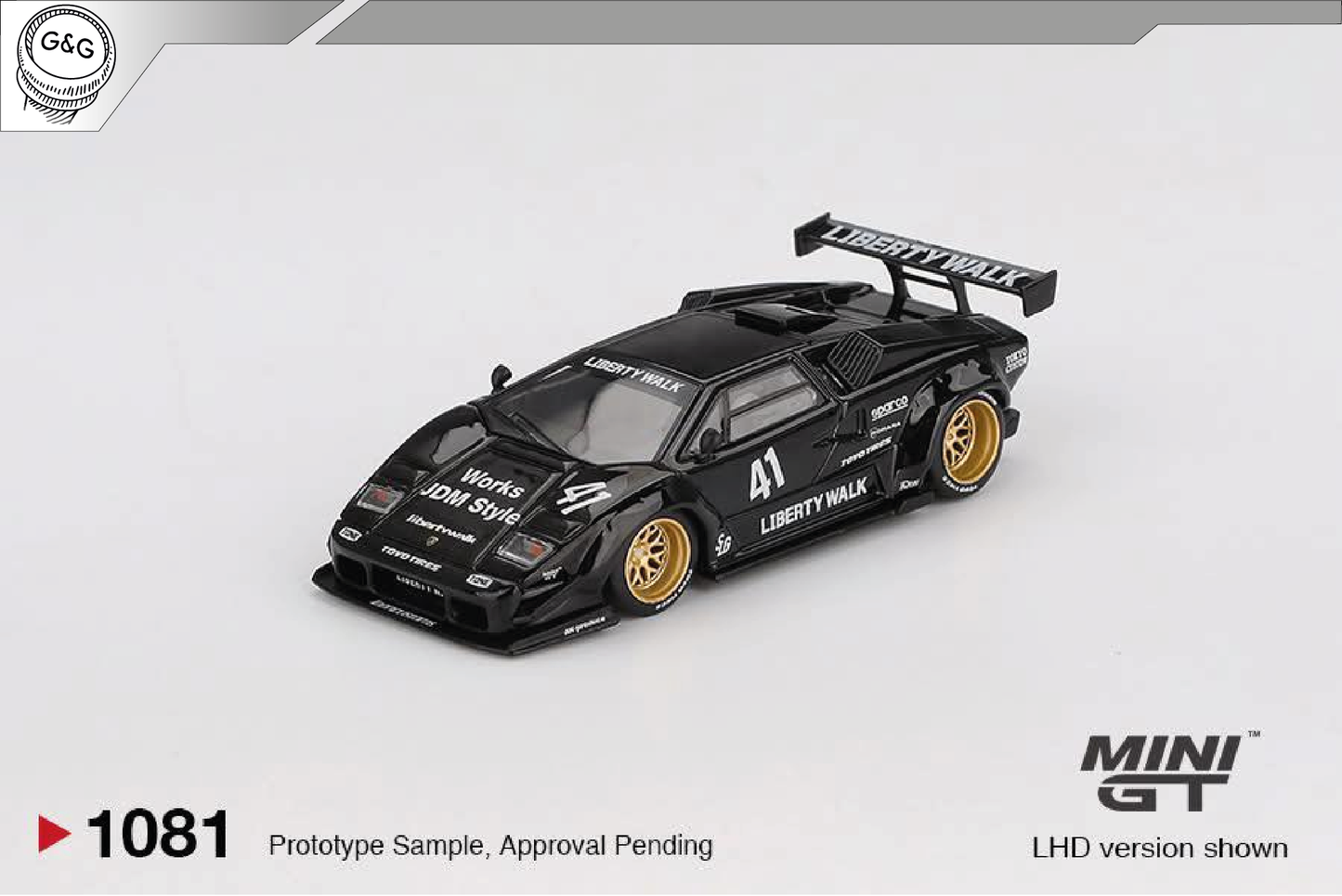 MINI GT 1081 - 2024 LAMBORGHINI COUNTACH LB-WORKS
