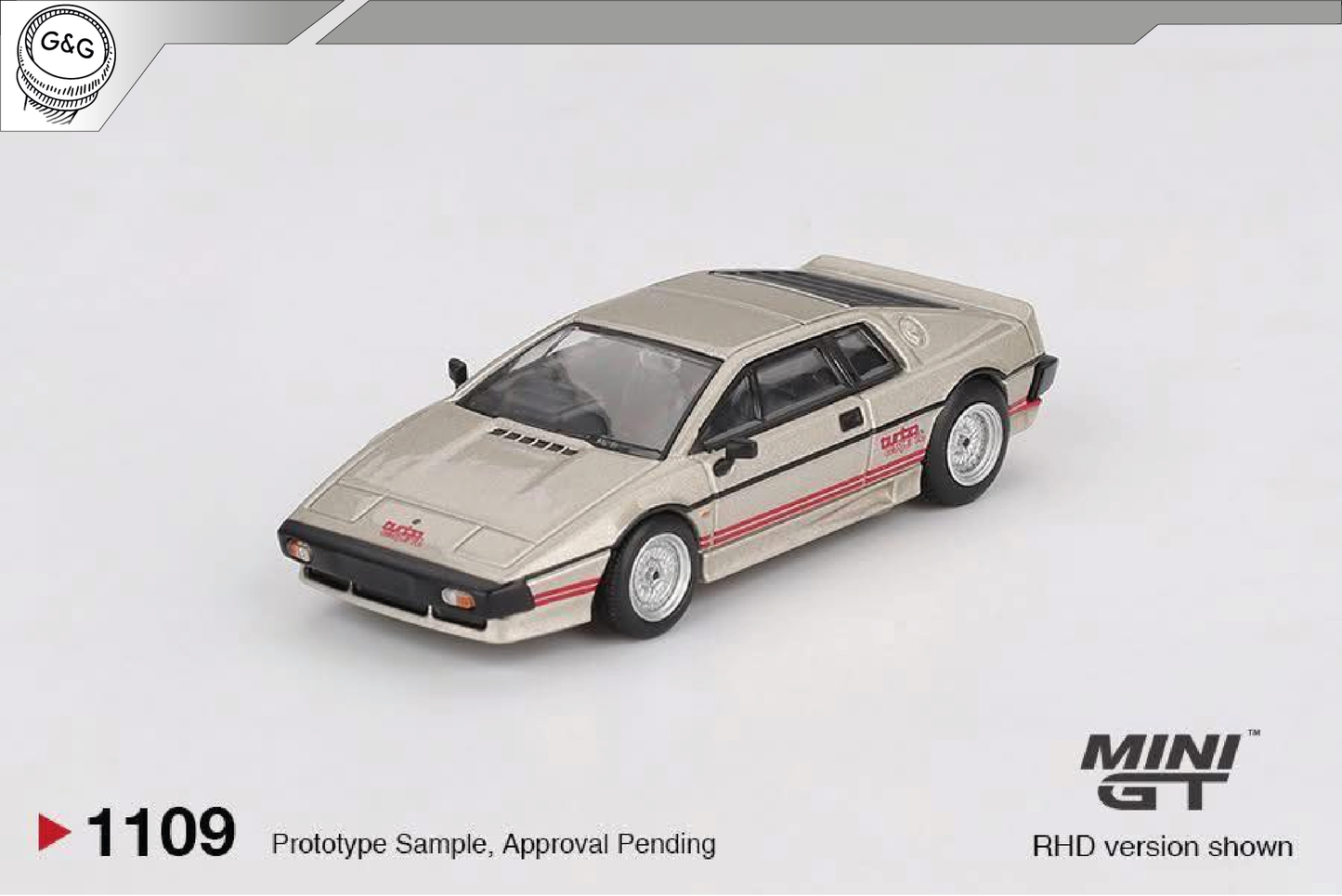 MINI GT 1109 - 1980 LOTUS ESPRIT TURBO
