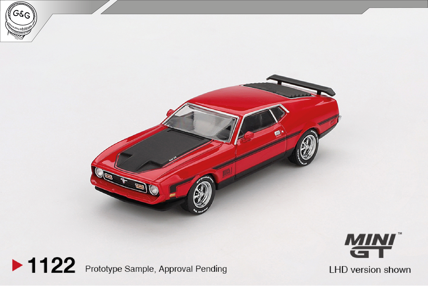 MINI GT 1122 - 1971 FORD MUSTANG MACH 1 RACE
