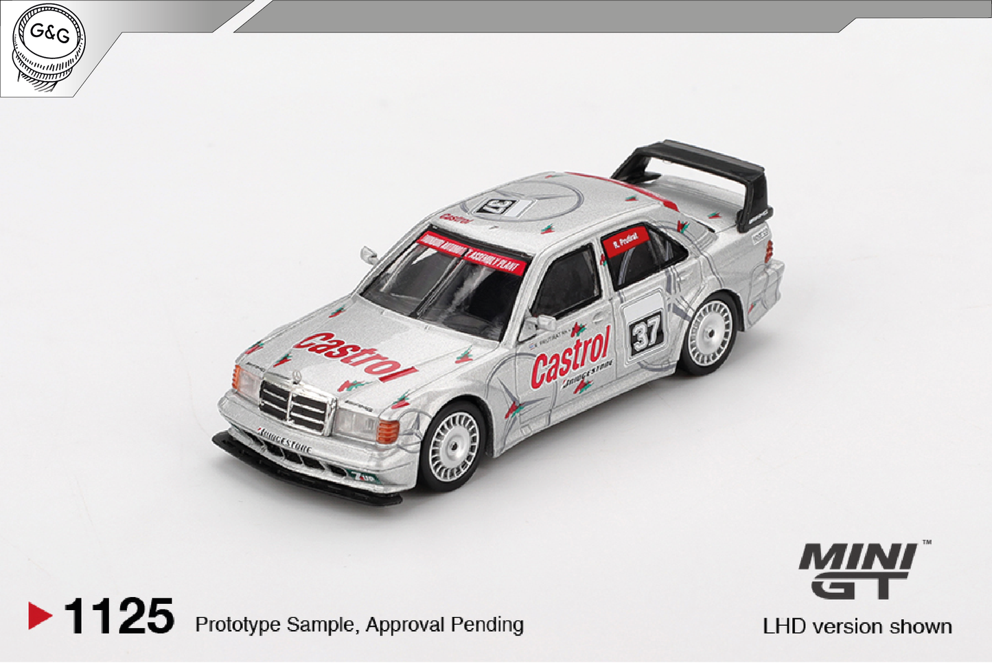 MINI GT 1125 - 1995 MERCEDES-BENZ 190E 2.5-16 EVOLUTION II #37 ASIA TOURING CAR CHAMPIONSHIP