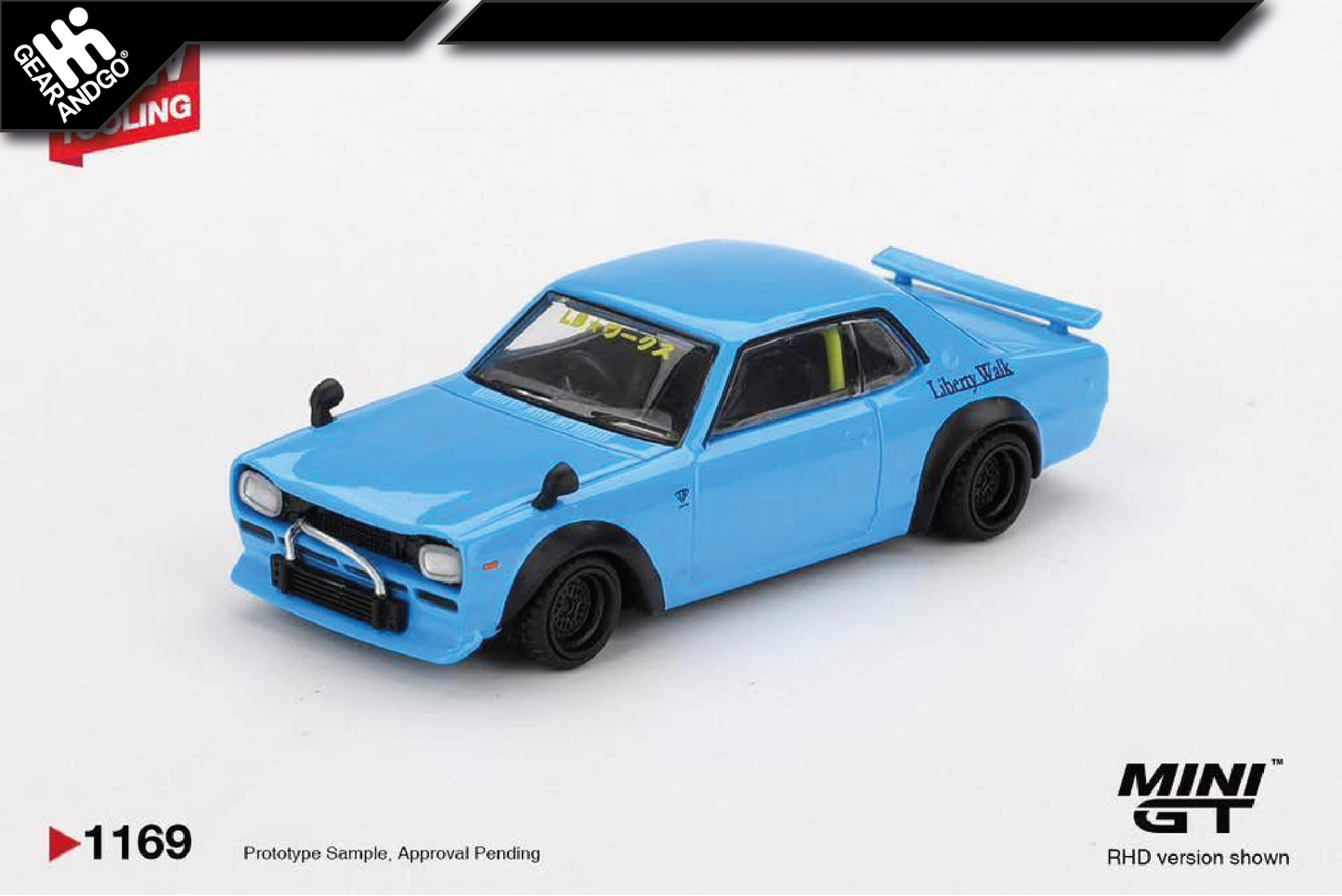 MINI GT 1169 - 2015 NISSAN HAKOSUKA *NISSAN LB WORKS HAKOSUKA*