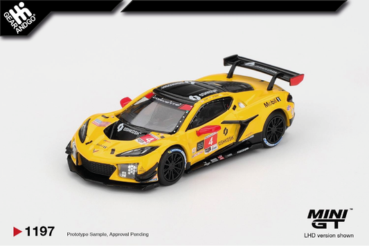 MINI GT 1197 - 2025 CHEVROLET CORVETTE Z06 GT3.R #4 CORVETTE RACING BY PRATT MILLER MOTORSPORTS DAYTONA 24 HRS