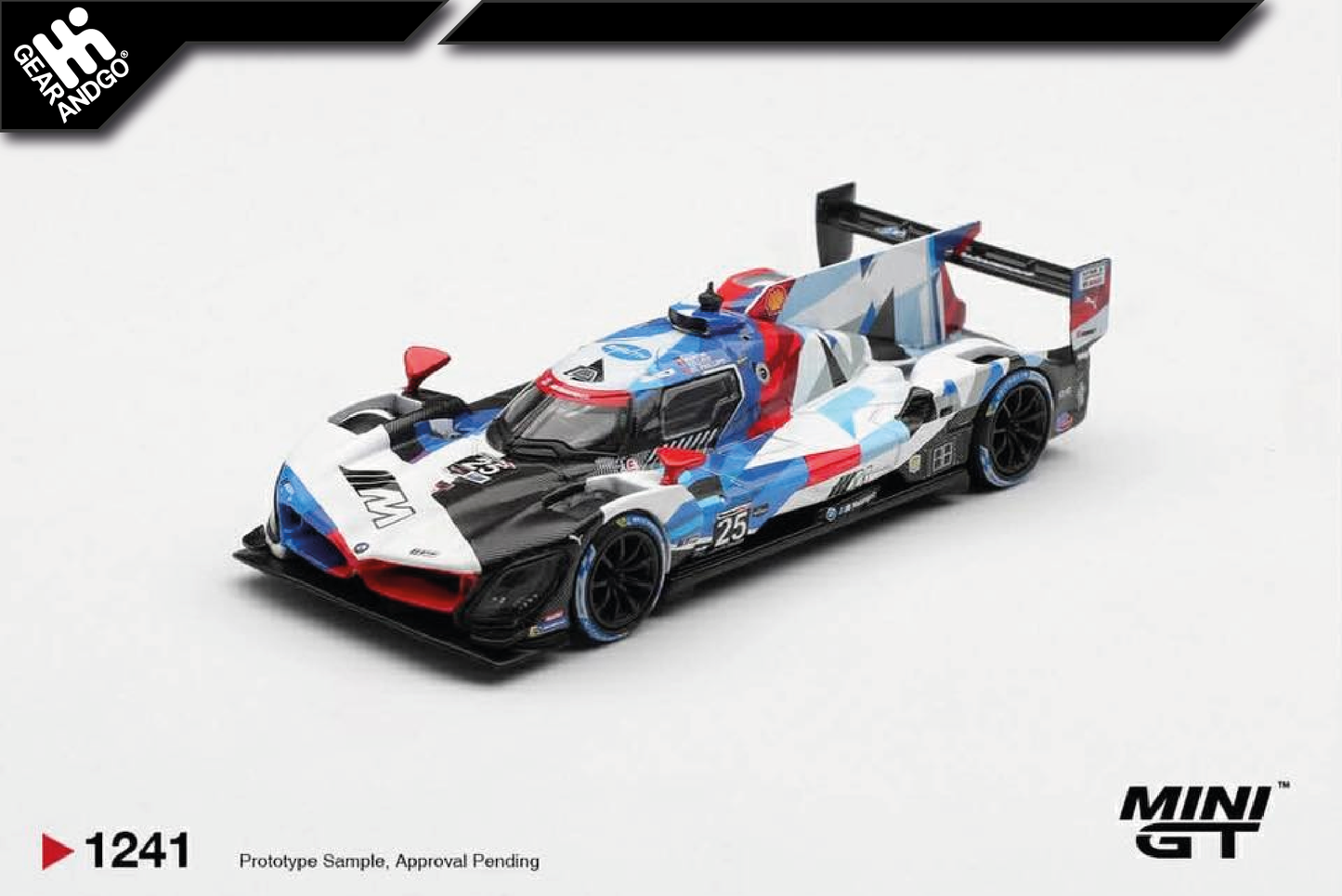 MINI GT 1241 - BMW M HYBRID V8 GTP #25 BMW M TEAM RLL 2024 IMSA DAYTONA 24 HRS