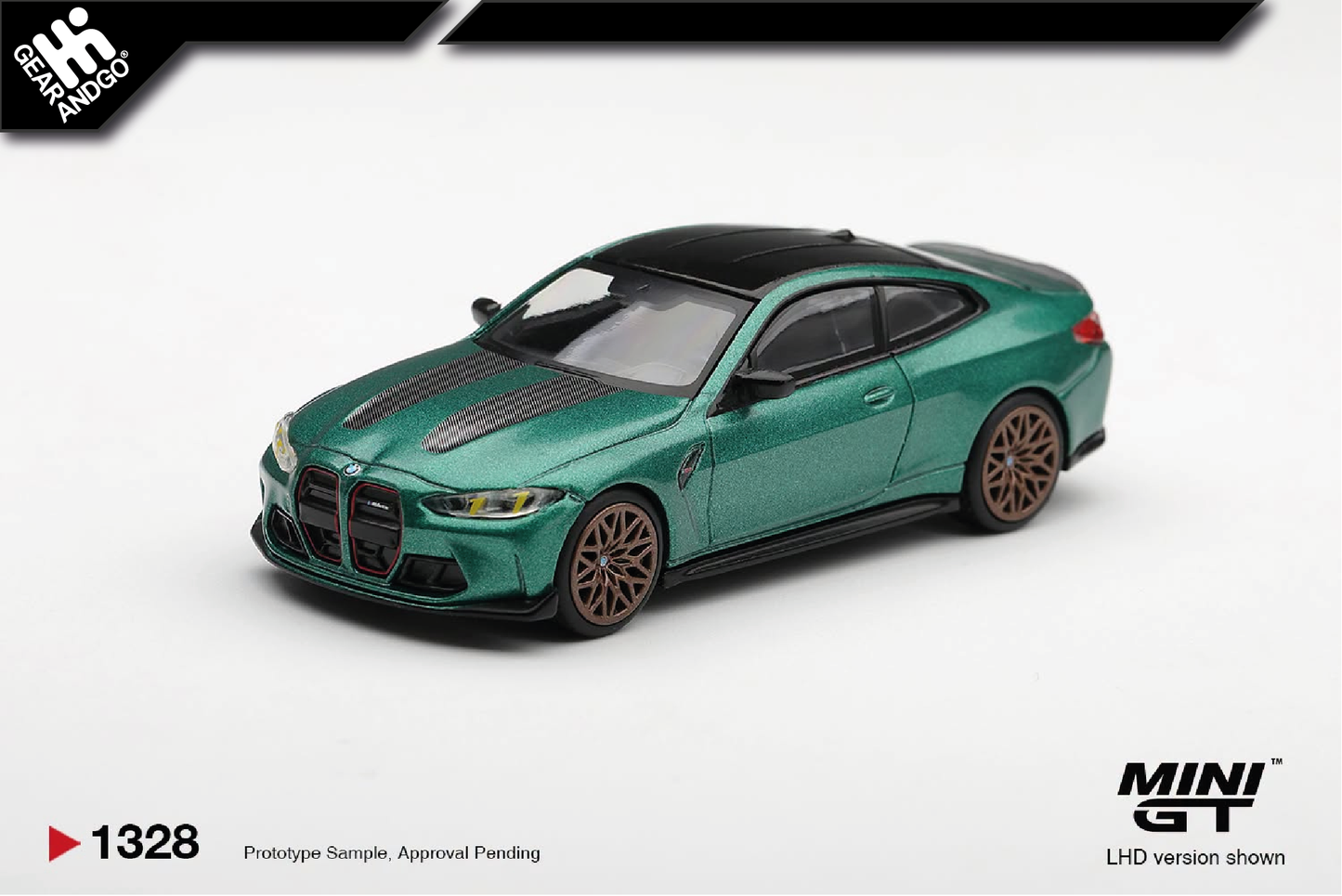 MINI GT 1328 - 2024 BMW M4 (G82) CS FROZEN ISLE OF MAN