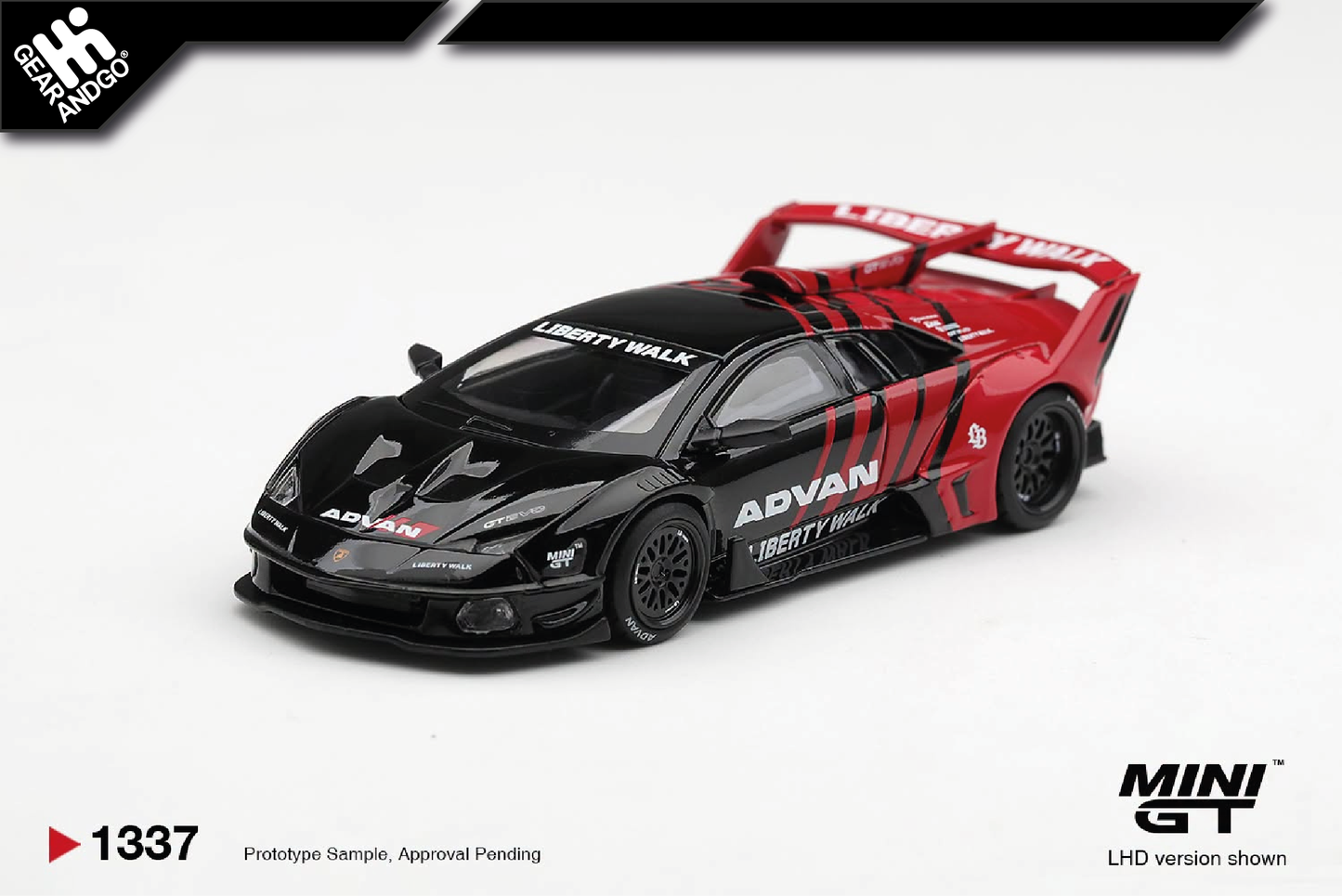 MINI GT 1337 - 2026 LAMBORGHINI MURCIELAGO LB-SUPER SILHOUETTE GT EVO ADVAN