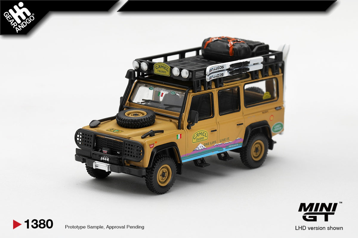 Mini GT 1380 Land Rover Defender 110 Camel Trophy