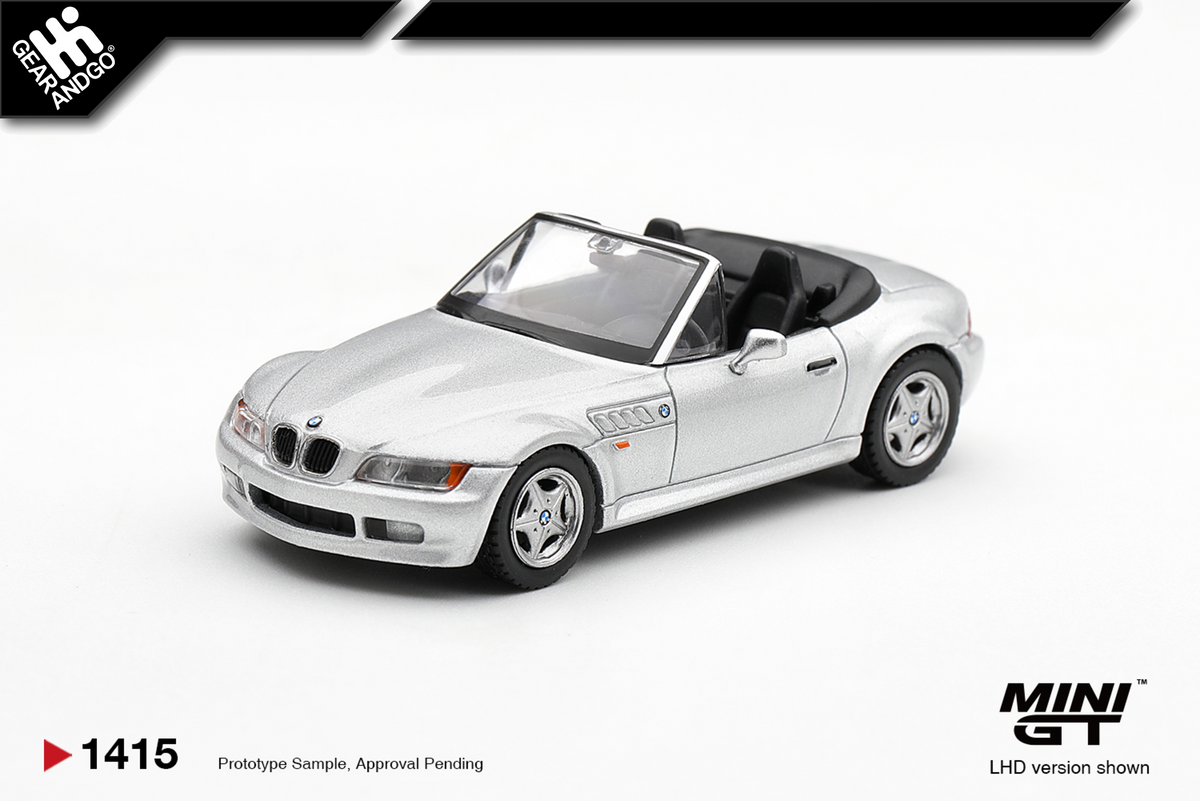 Mini GT 1415 BMW Z3 Titanium Silver
