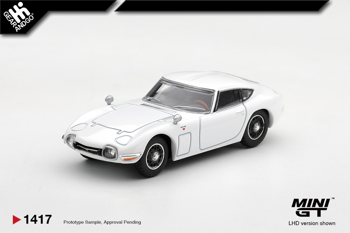 Mini GT 1417 Toyota 2000GT Pegasus White