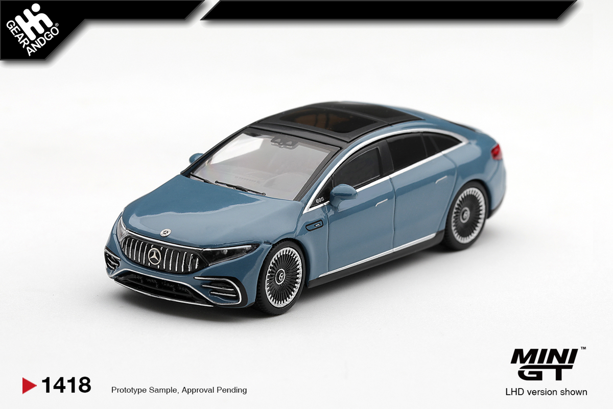 Mini GT 1418 Mercedes-AMG EQS 53 Blue
