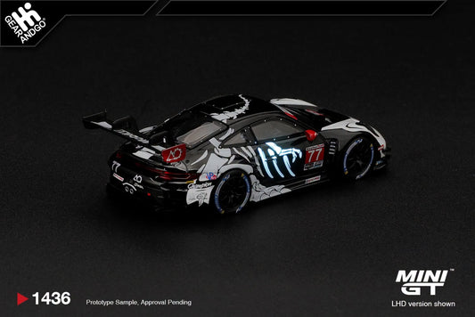 MINI GT 1436 - Porsche 911 GT3 R #77 AO Racing Skeleton