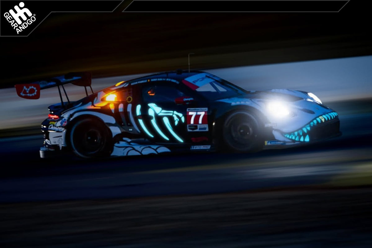 MINI GT 1436 - Porsche 911 GT3 R #77 AO Racing Skeleton