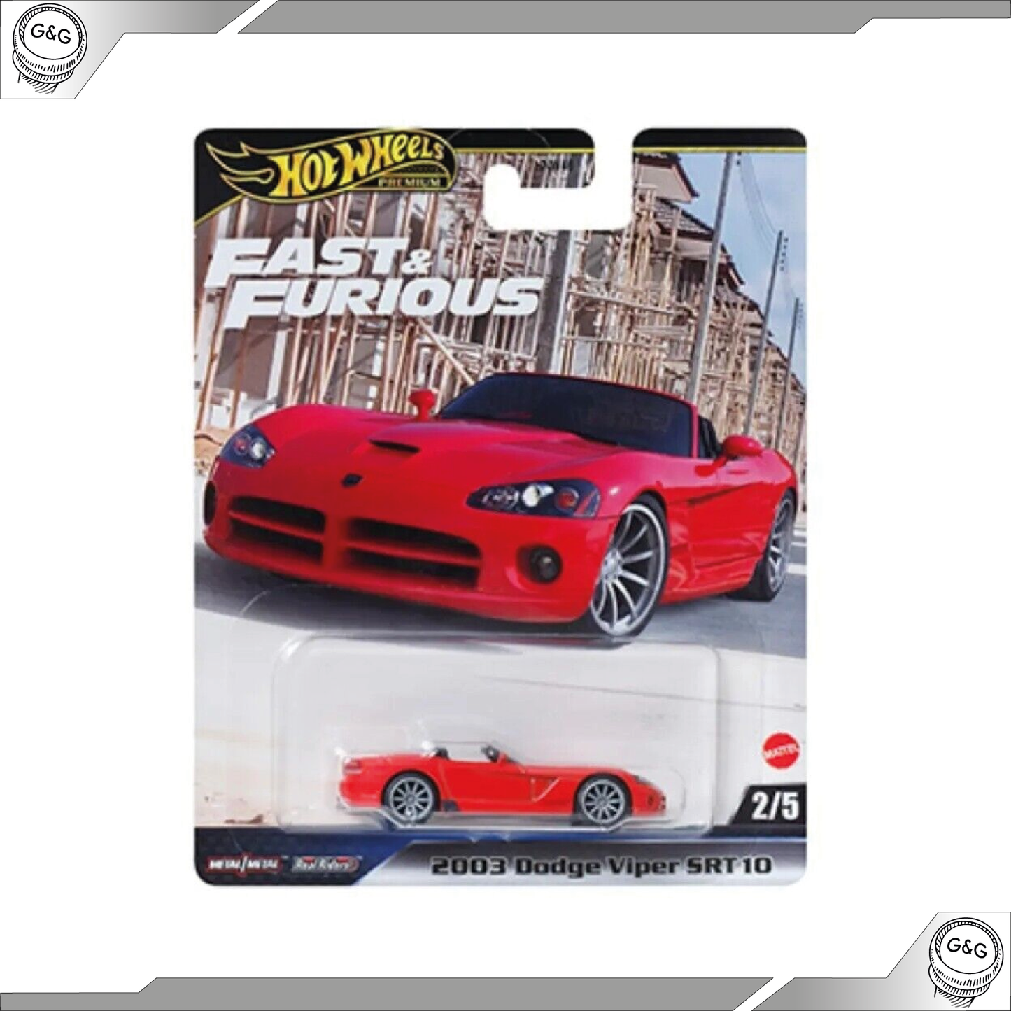 HOT WHEELS FAST & FURIOUS - 2003 DODGE VIPER SRT
