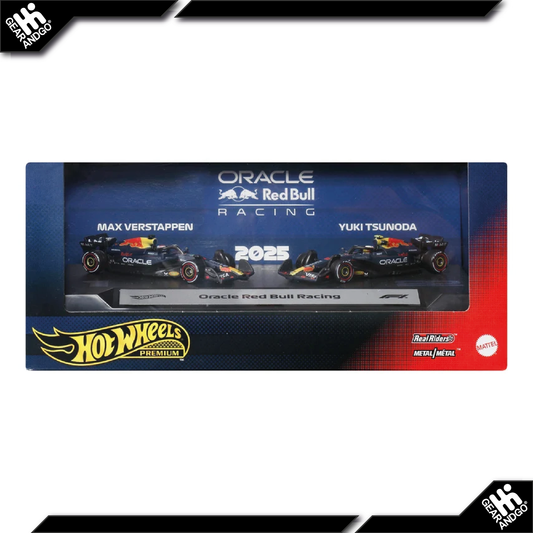 HOT WHEELS FORMULA 1 - 2-PACK - 2025 - REDBULL FORMULA 1 TEAM - VERSTAPPEN & TSUNODA