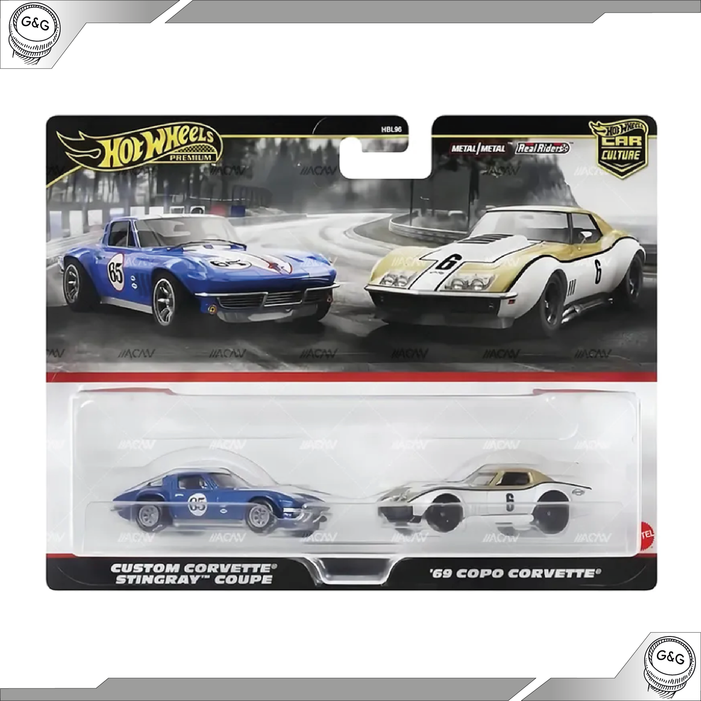 HOT WHEELS 2-PACK - CORVETTE - MIX 3 - 2024