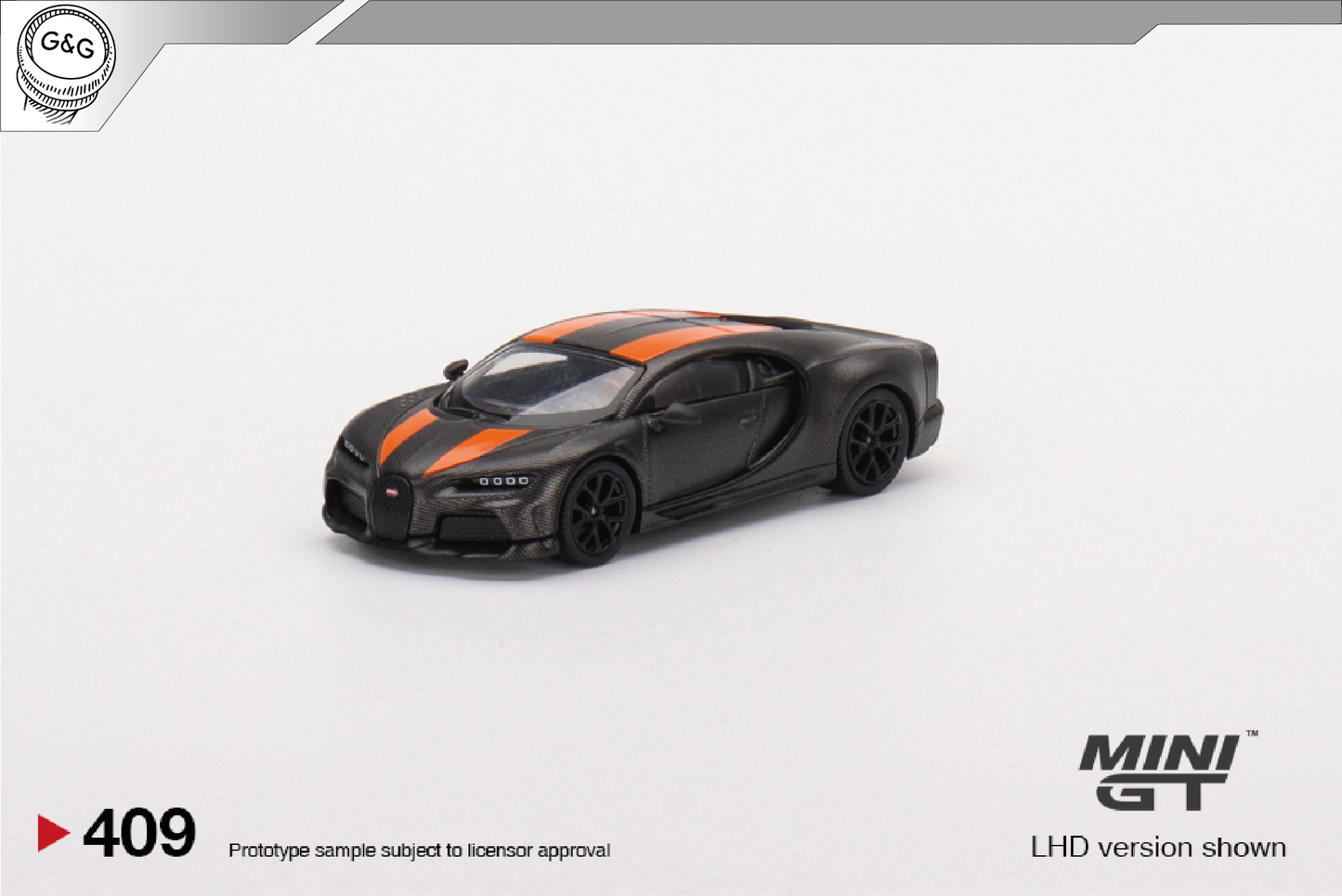 MINI GT 409 - BUGATTI CHIRON SUPER SPORT 300+ WORLD RECORD - NA KARTĚ
