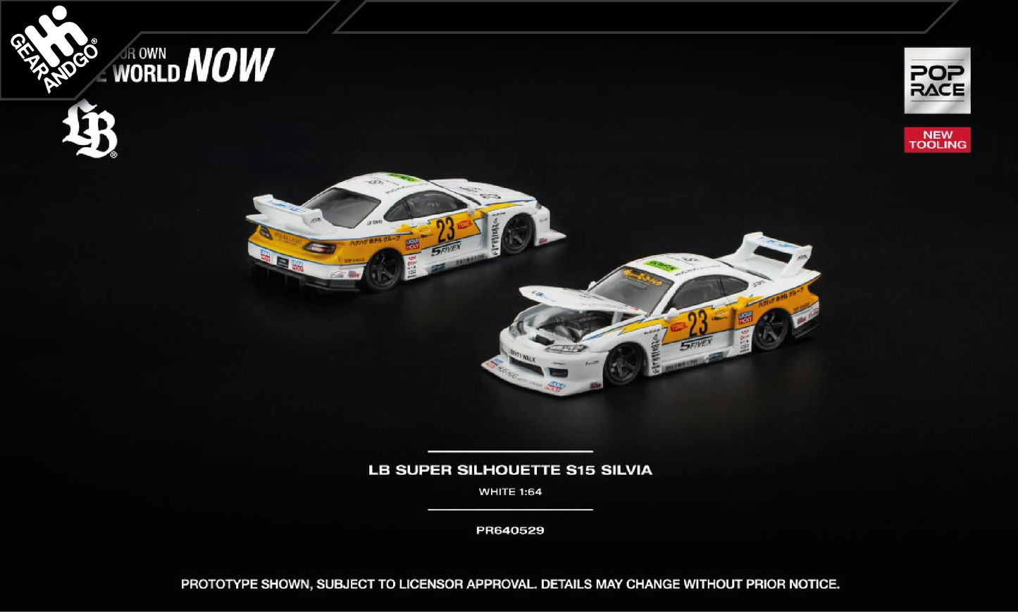 POP RACE - LB SUPER SILHOUETTE S15 SILVIA