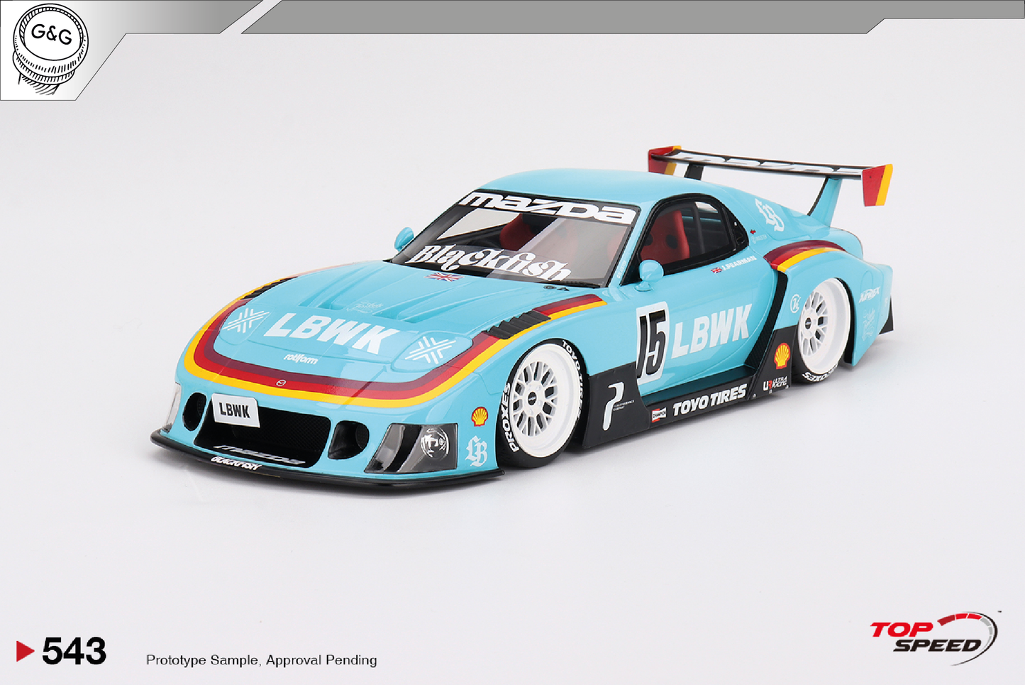 TOP SPEED MAZDA RX-7 LB-SUPER SILHOUETTE LIBERTY WALK