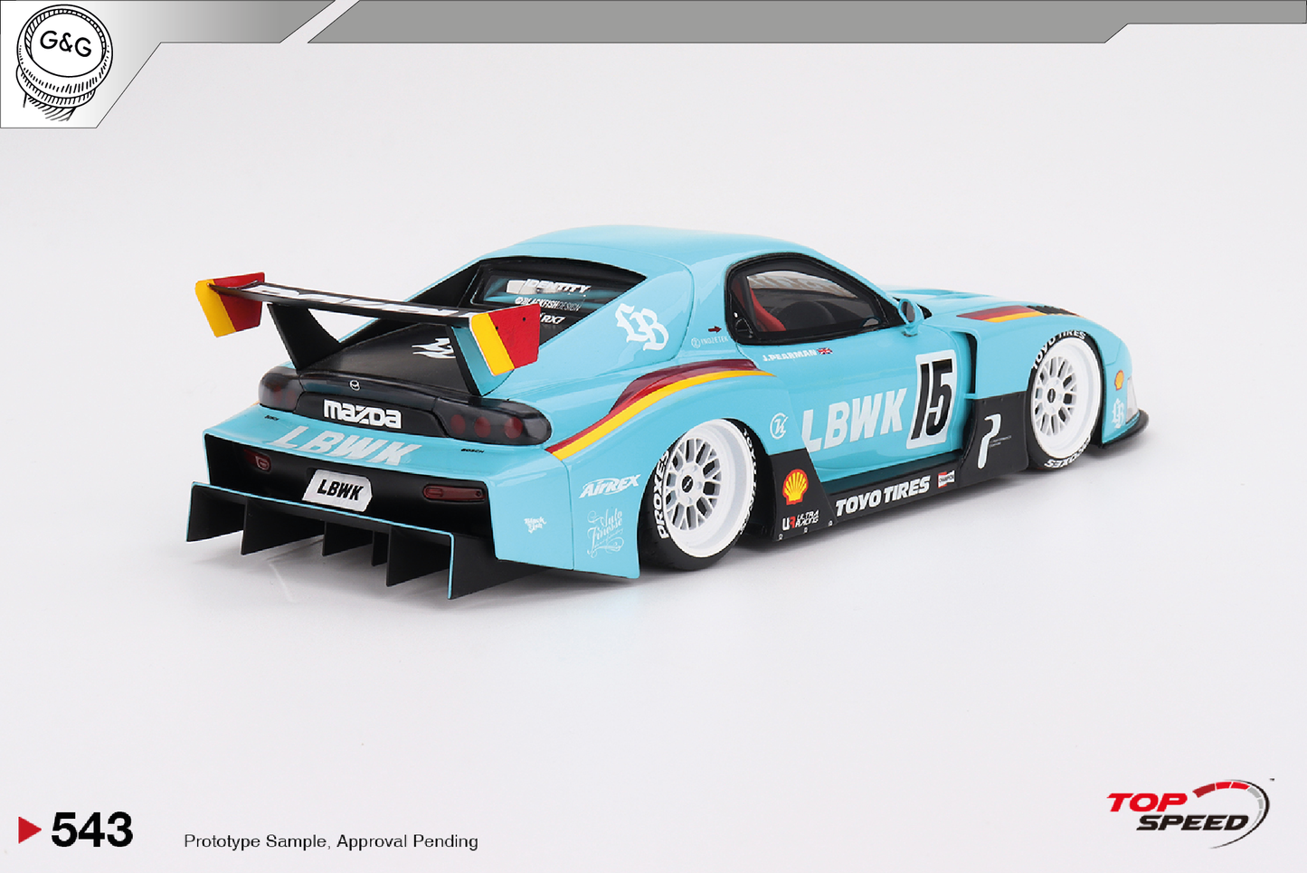 TOP SPEED MAZDA RX-7 LB-SUPER SILHOUETTE LIBERTY WALK