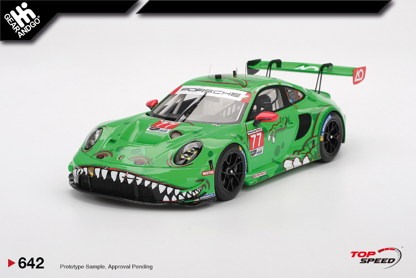 TOP SPEED 642 - PORSCHE 911 GT3 R (992) #77 AO RACING 2025 IMSA DAYTONA 24HRS