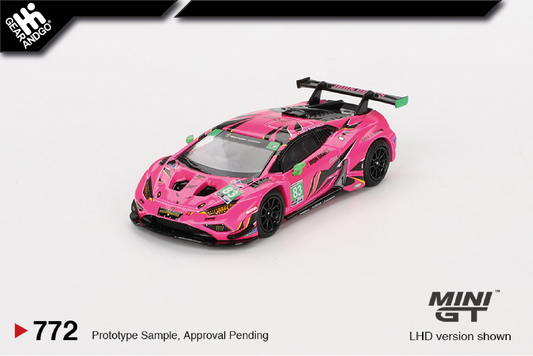 MINI GT 772 - LAMBORGHINI HURACÁN GT3 EVO2 #83 IRON DAMES 2023 IMSA DAYTONA 24 HRS