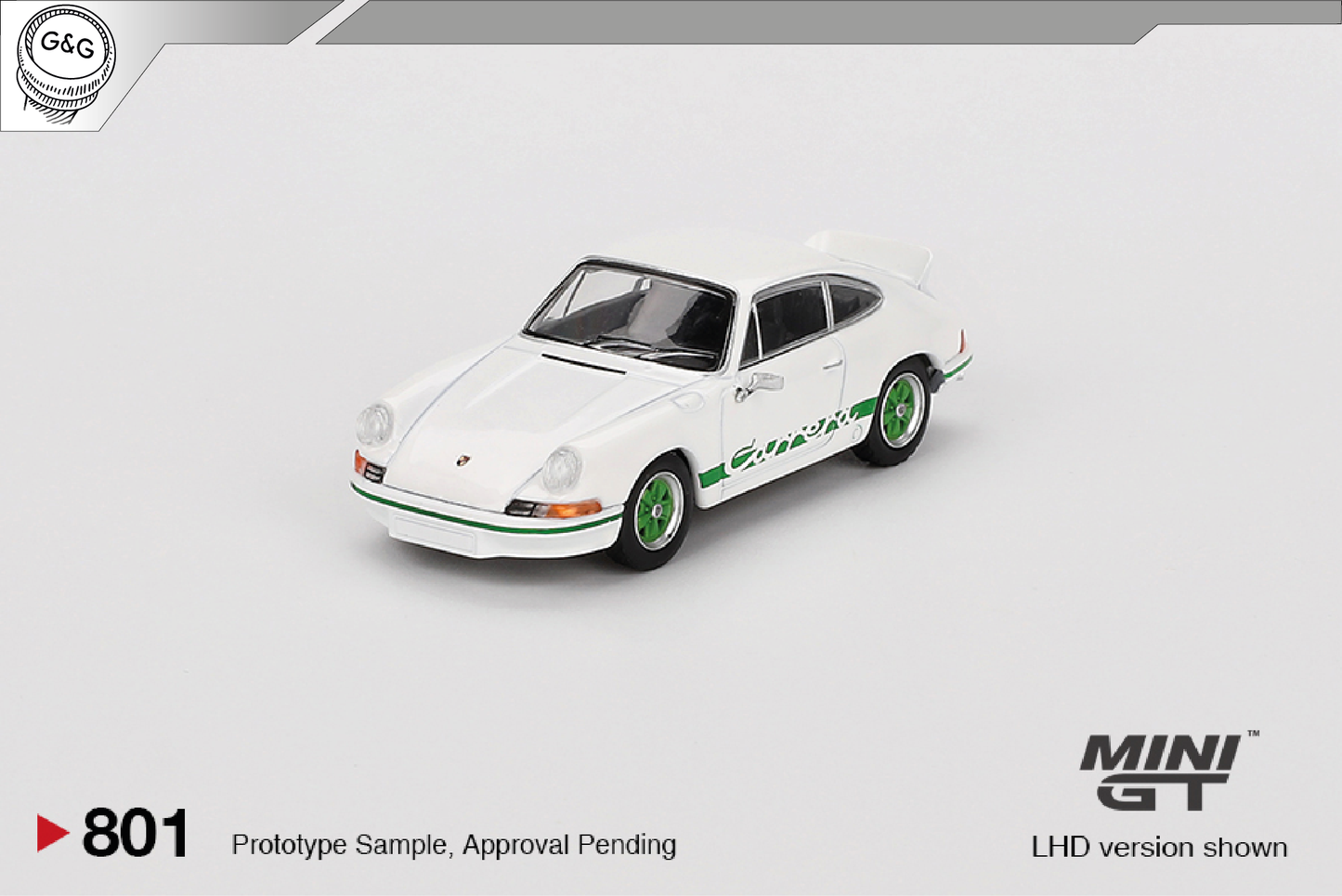MINI GT 801 - PORSCHE 911 CARRERA RS 2.7 GRAND PRIX