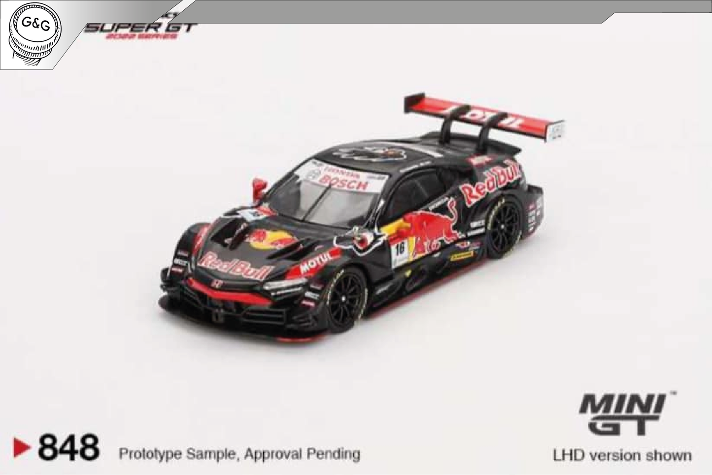 MINI GT 848 - 2022 HONDA NSX GT #16 *SUPER GT*