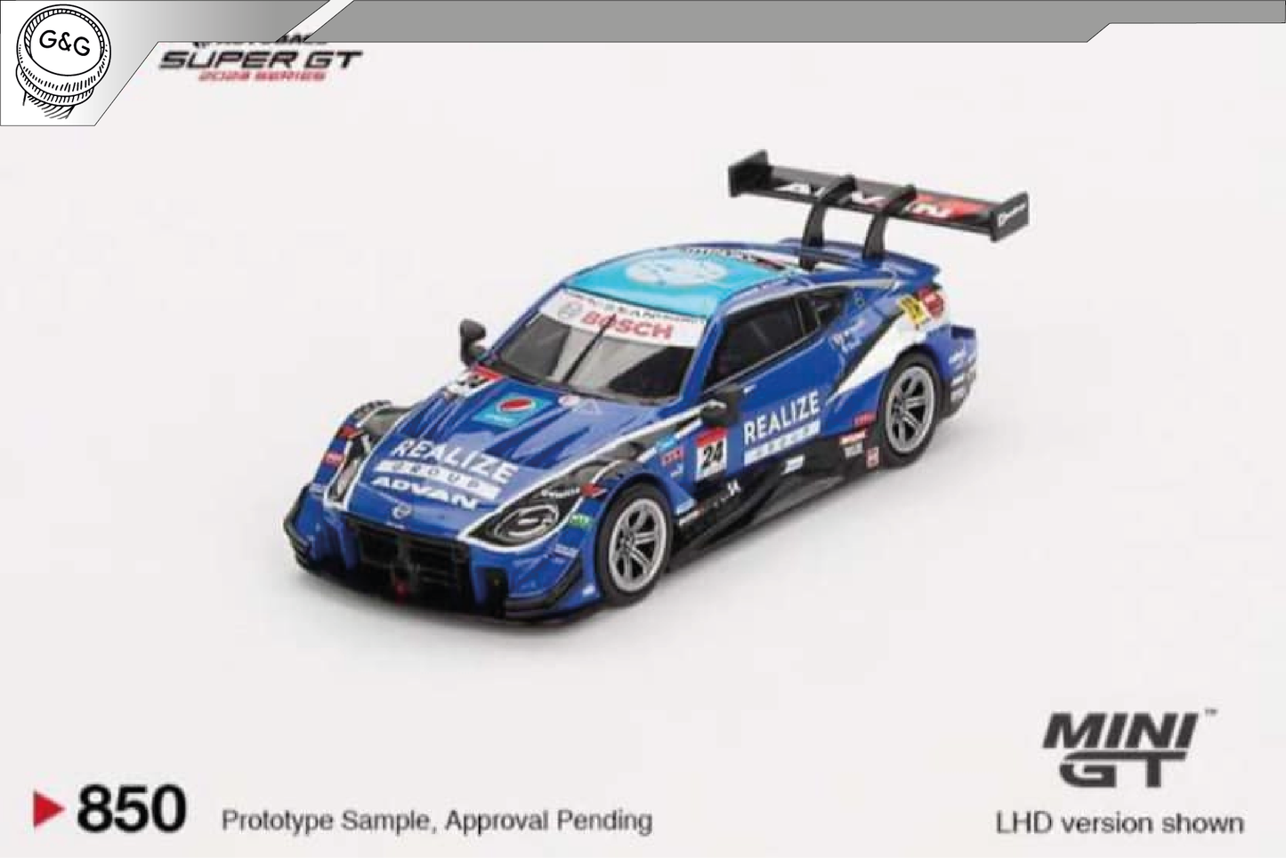 MINI GT 850 - 2023 NISSAN Z GT500 #24 *SUPER GT*