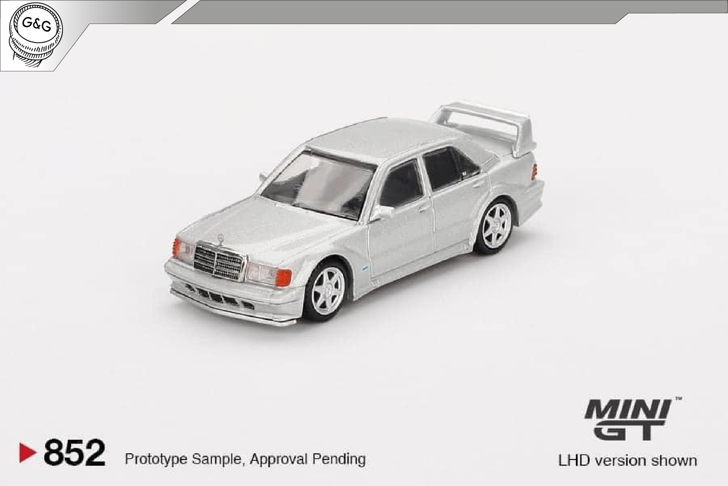 MINI GT 852 - 1989 MERCEDES BENZ 190E 2.5-16 EVO 2
