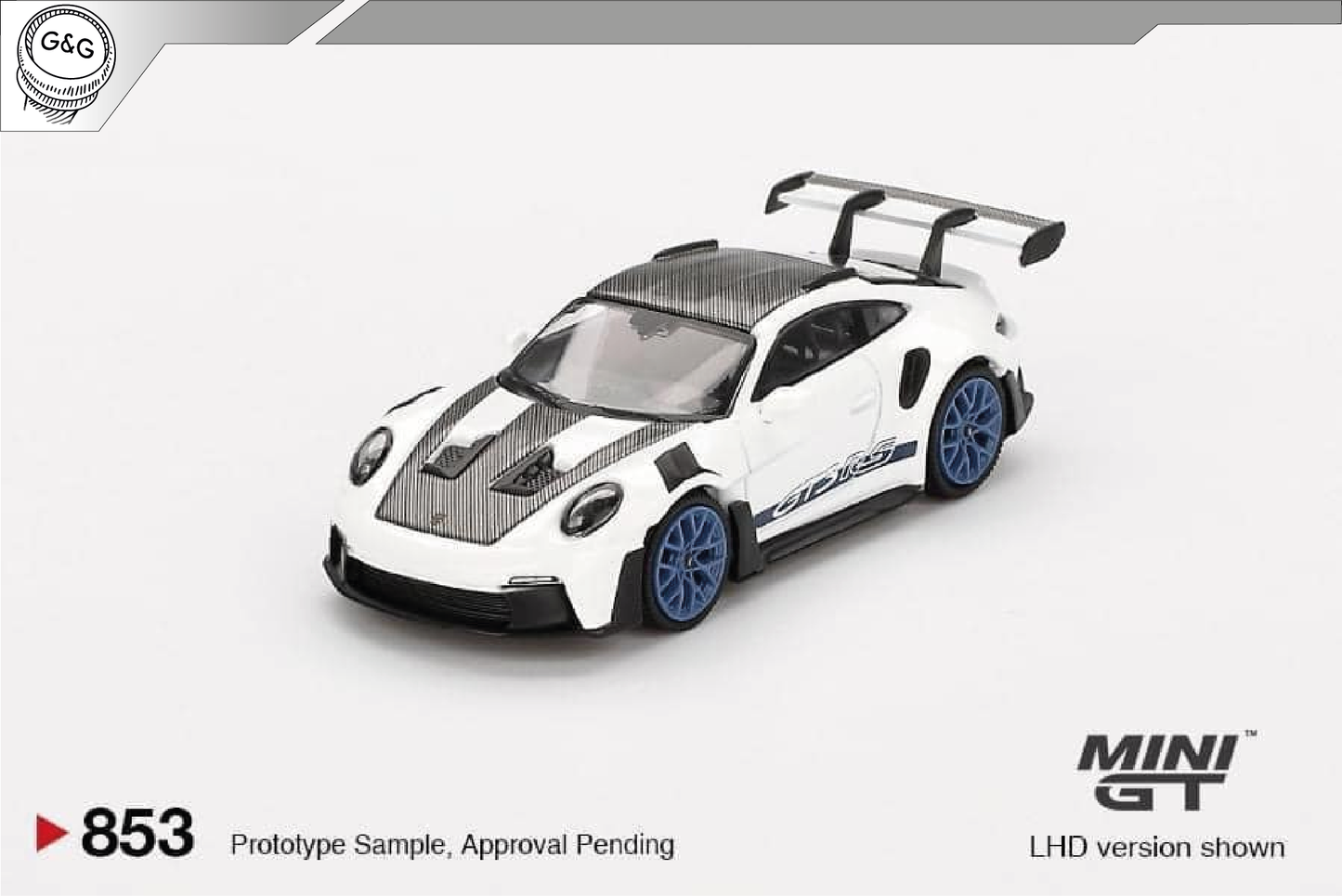 MINI GT 853 - 2024 PORSCHE 911 (992) GT3 RS WEISSACH PACKAGE