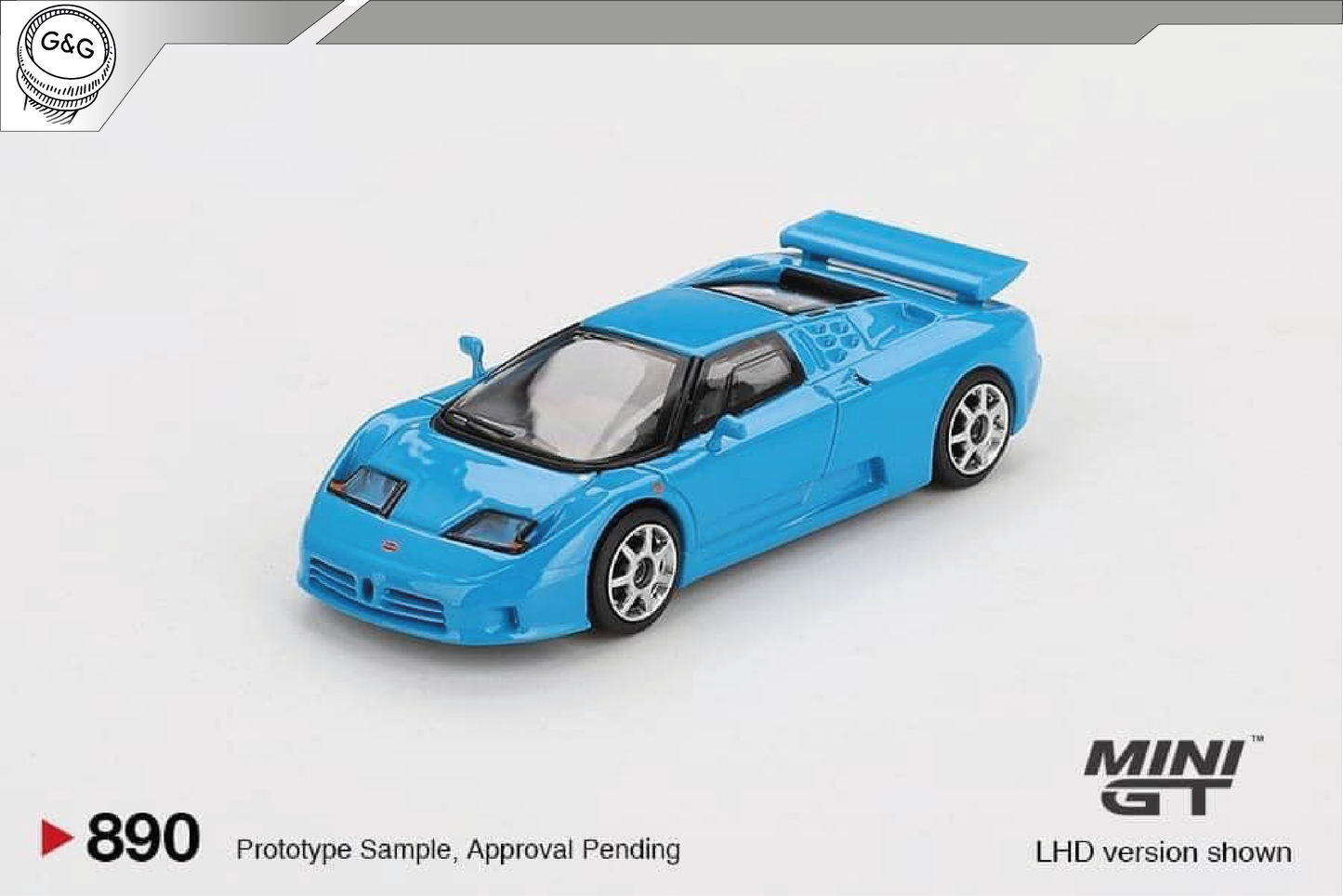 MINI GT 890 - 1995 BUGATTI EB110 SUPER SPORT