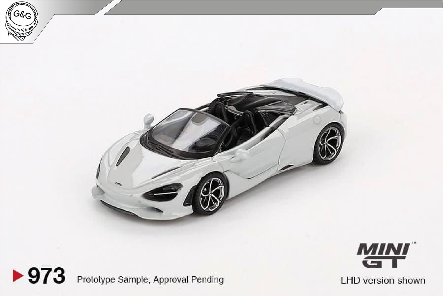 MINI GT 973 - 2024 MCLAREN 750S SPIDER CIRRUS
