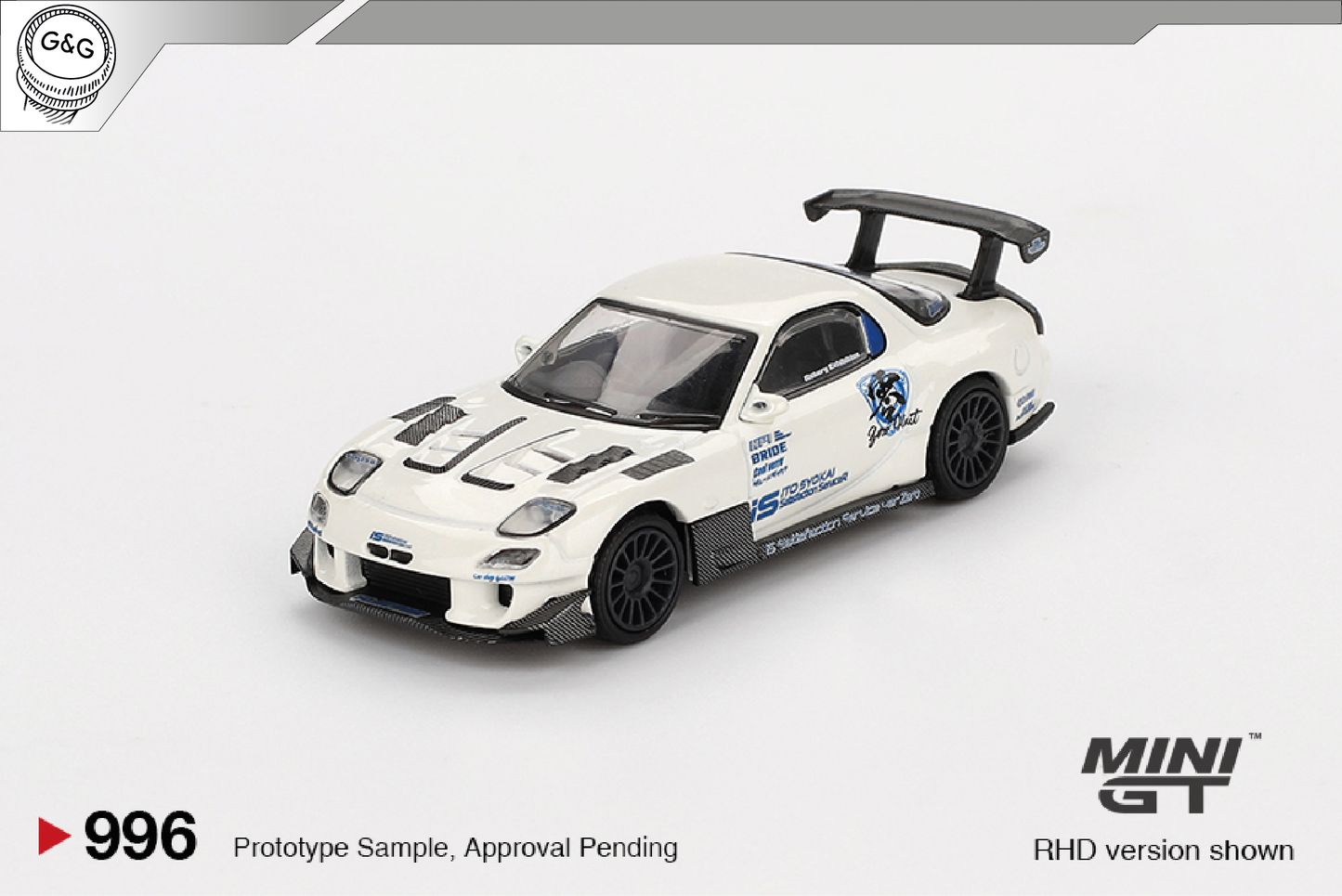 MINI GT 996 - 2004 MAZDA RX7 (FD3S) ITOSYOUKAI REI-GOUKI WITH RE AMEMIYA