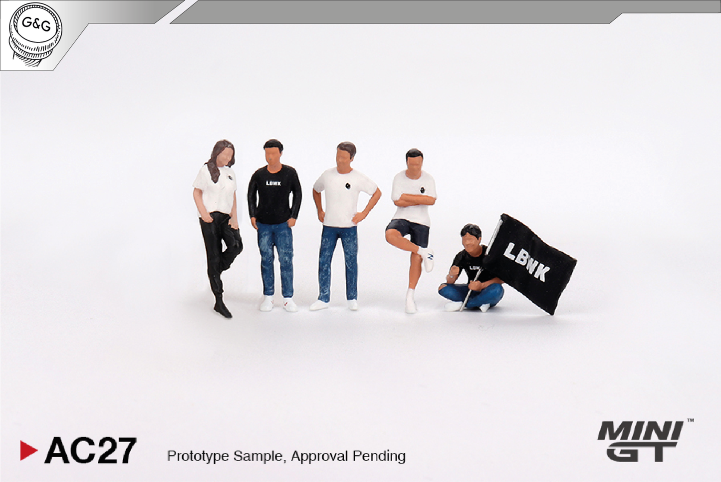 MINI GT AC27 - TEAM LIBERTY WALK FIGURKY