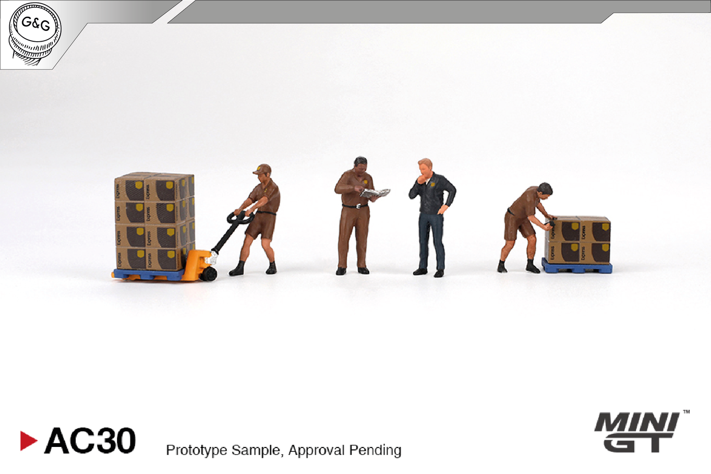 MINI GT AC30 - UPS FIGURKY