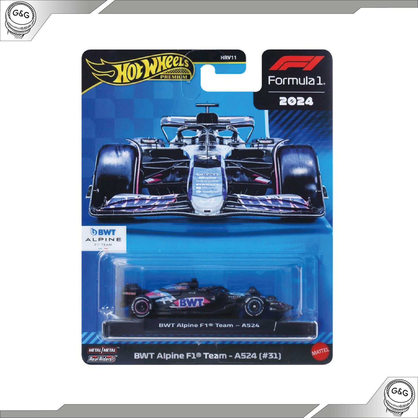 HOT WHEELS FORMULA 1 - BWT ALPINE F1 TEAM-A524 (#31)