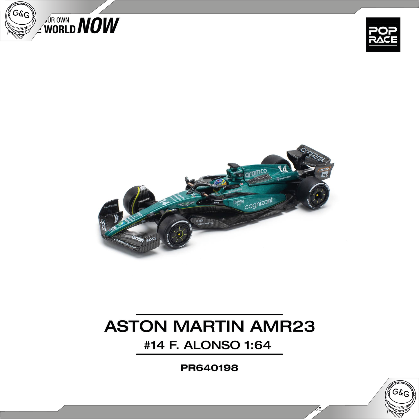 POP RACE - ASTON MARTIN AMR23 F1 #14 F. ALONSO