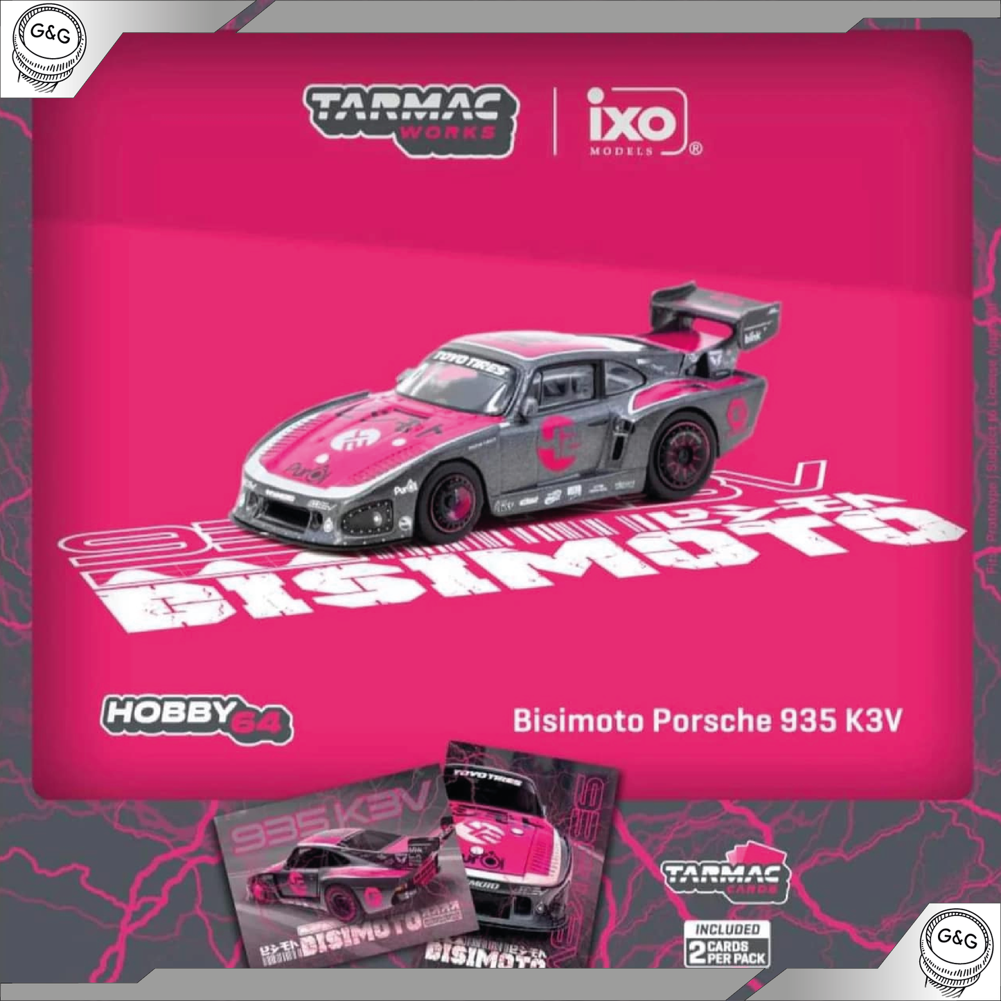 TARMAC - BISIMOTO PORSCHE 935 K3V + SBĚRATELSKÉ KARTIČKY