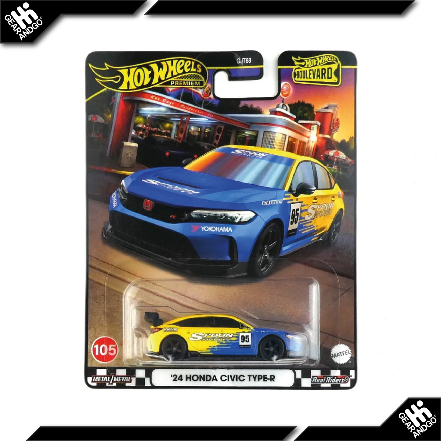 HOT WHEELS BOULEVARD #105 - '24 HONDA CIVIC TYPE-R