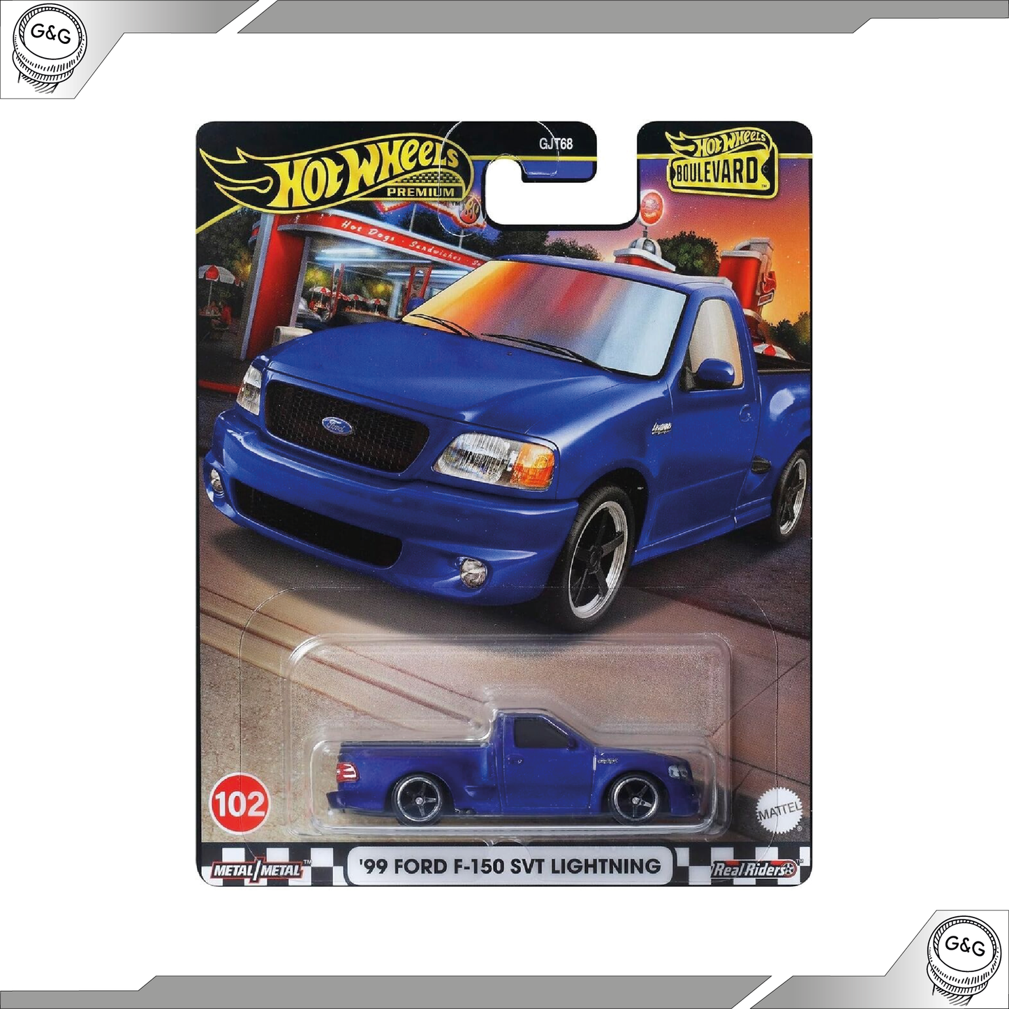 HOT WHEELS BOULEVARD #102 - '99 FORD F-150 SVT LIGHTNING