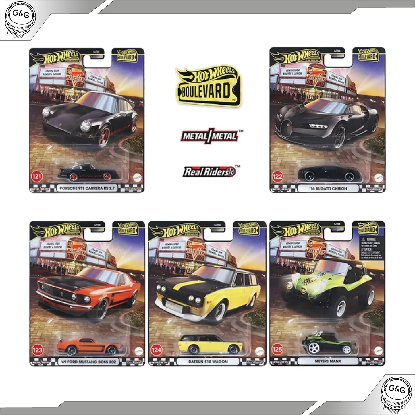 HOT WHEELS BOULEVARD - MIX 2 - 2025