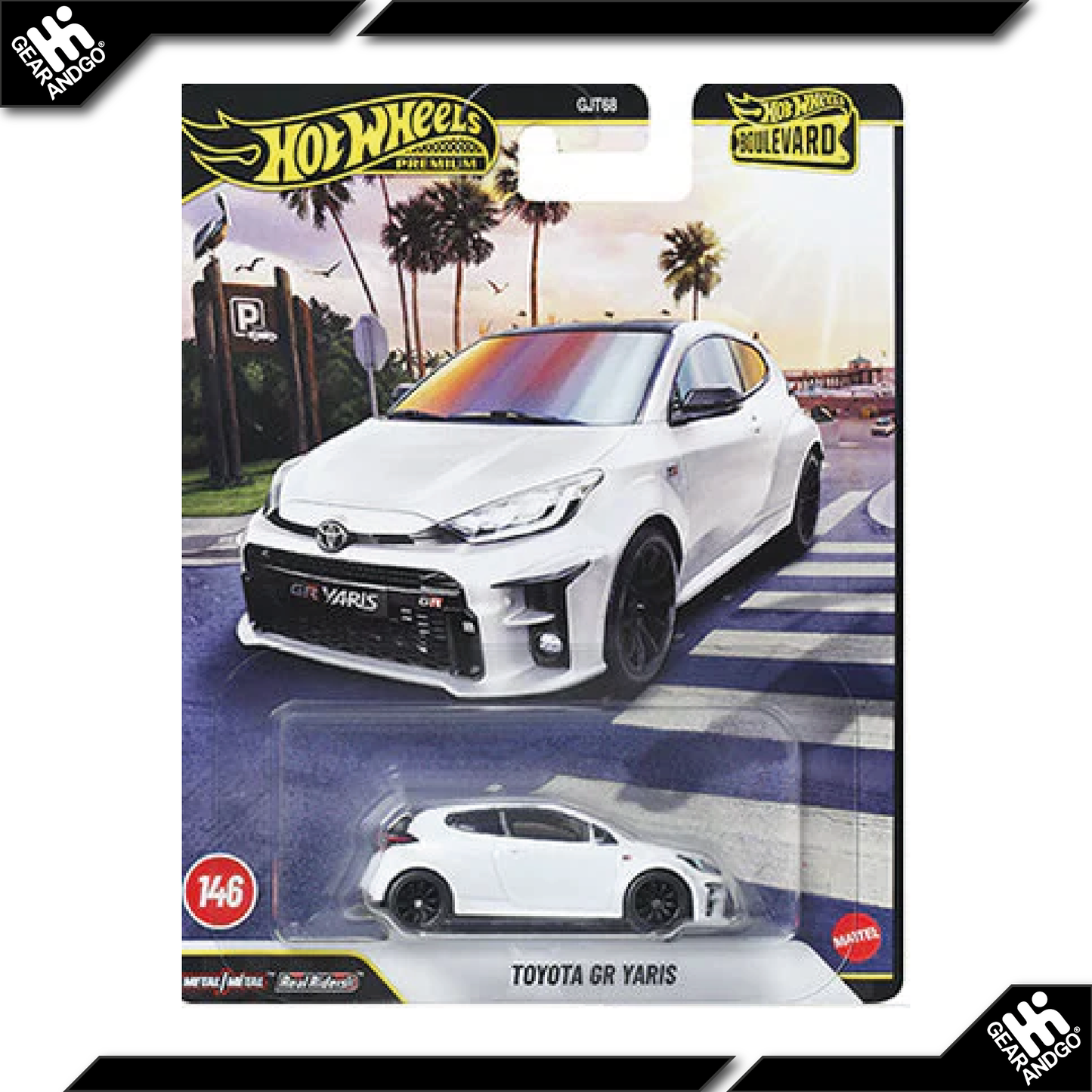 HOT WHEELS BOULEVARD #146 - TOYOTA GR YARIS - *DOOBJEDNÁNO*