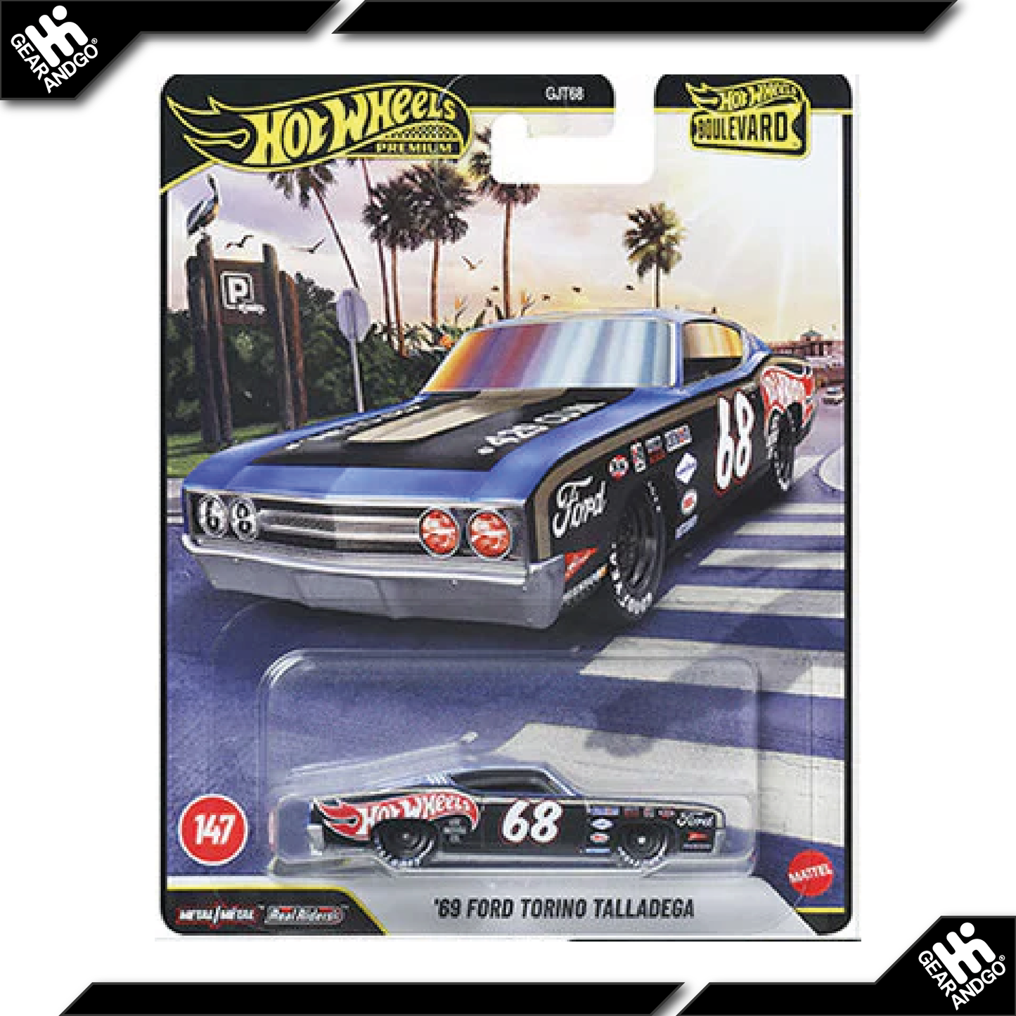 HOT WHEELS BOULEVARD #147 - '69 FORD TORINO TALLADEGA