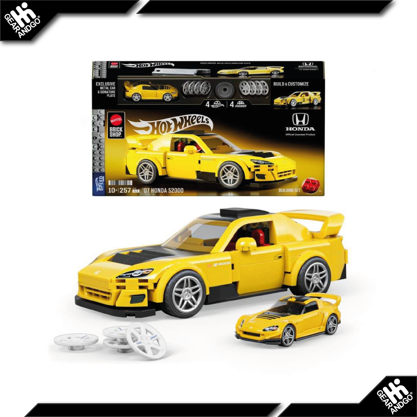 HOT WHEELS BRICK SHOP - 1/32 '07 HONDA S2000